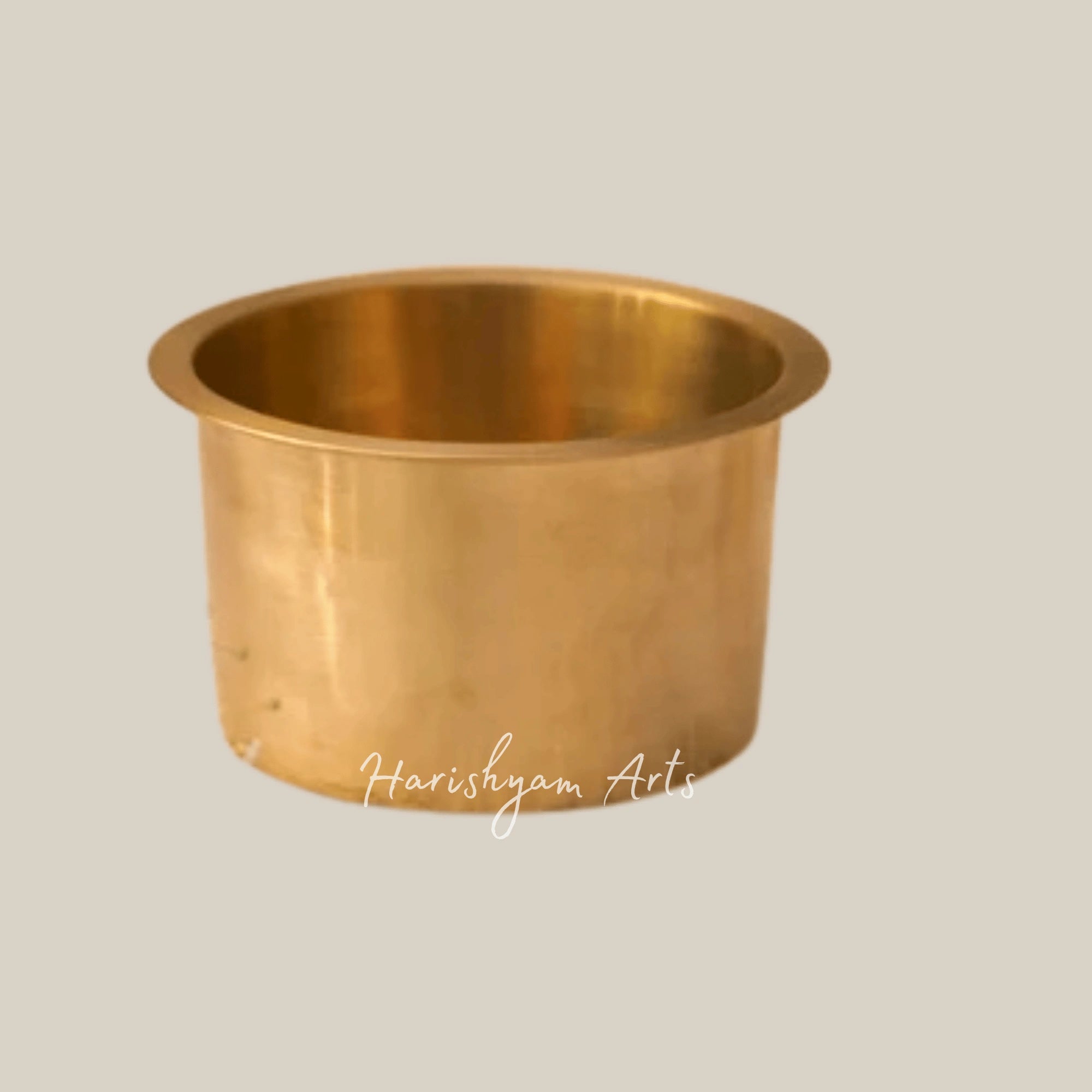 Kansa Tulsi Gravy Pot for Serving Curries and Side Dishes