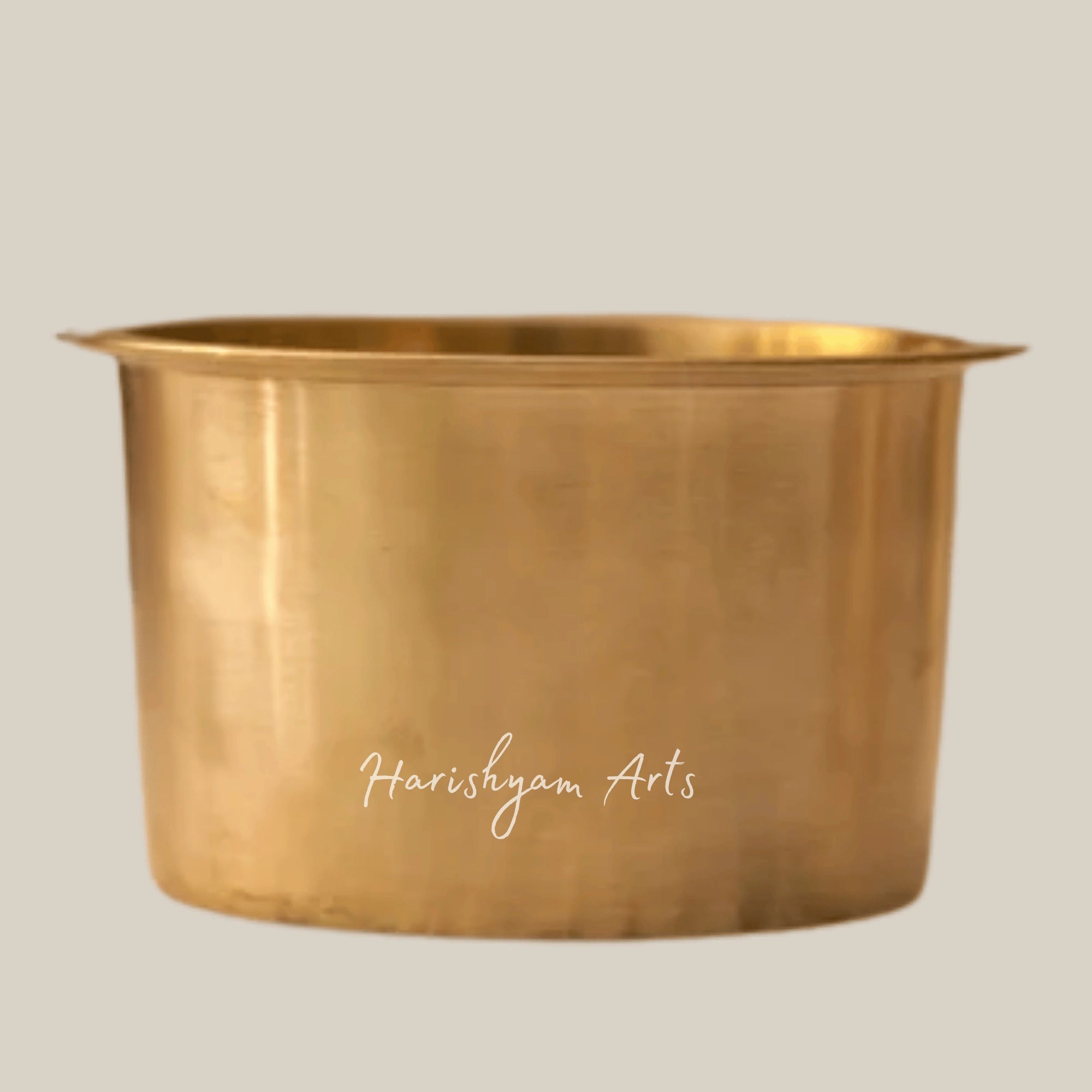 Kansa Tulsi Gravy Pot for Serving Curries and Side Dishes