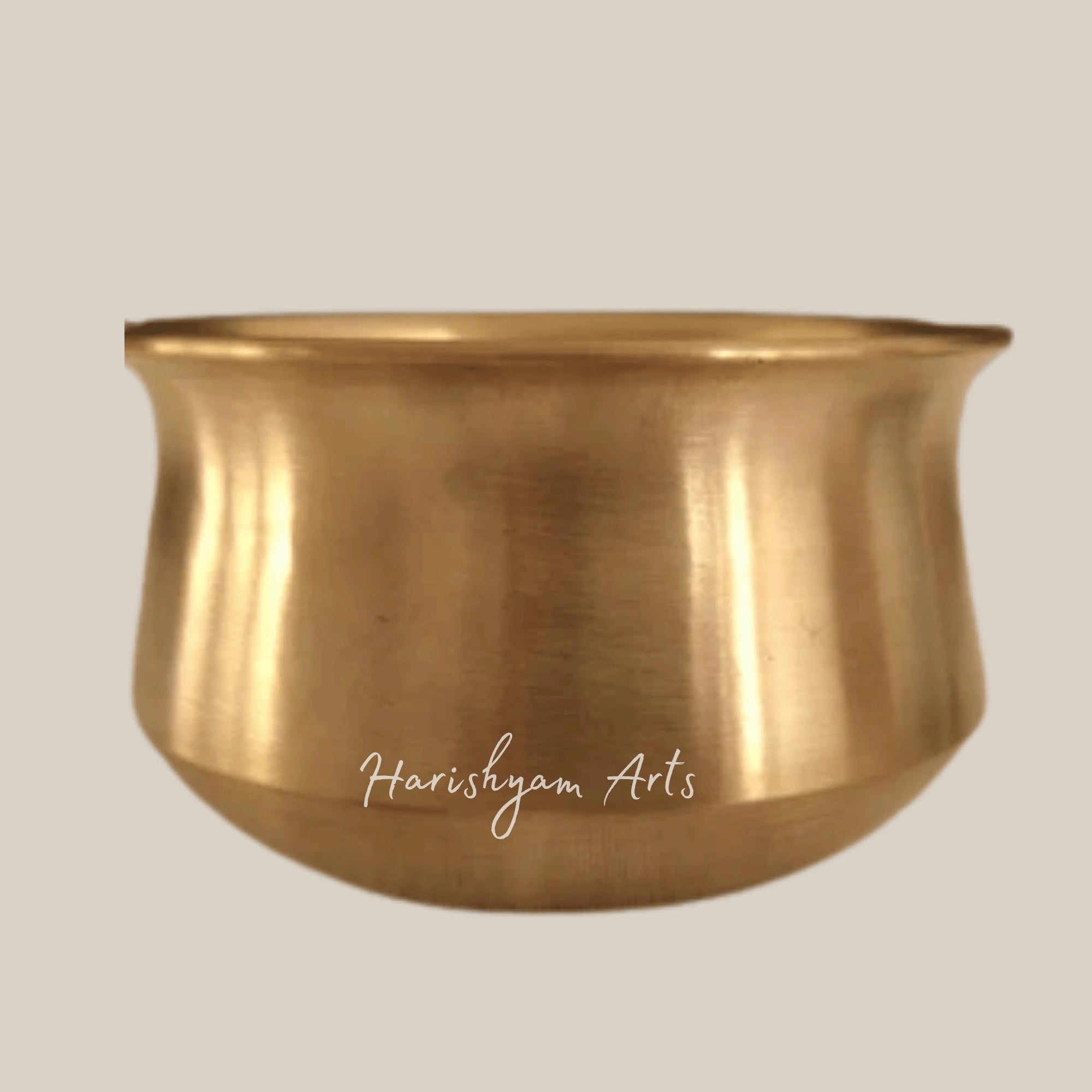 Kansa Tulsi Handi Pot for Serving Gravies and Traditional Dishes