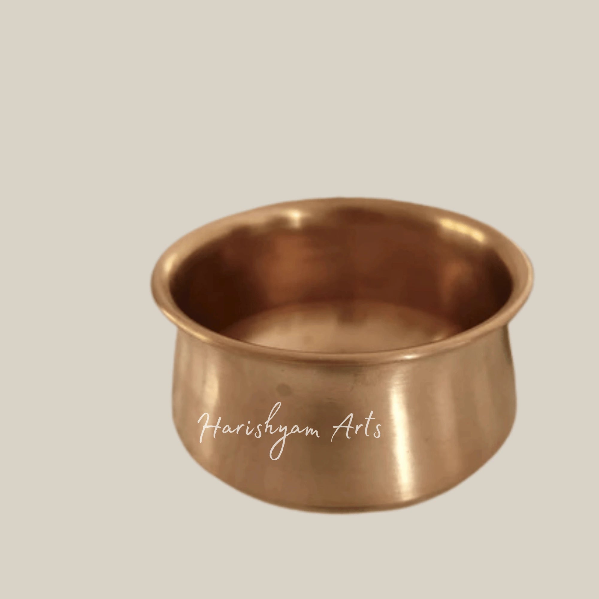 Kansa Tulsi Handi Pot for Serving Gravies and Traditional Dishes