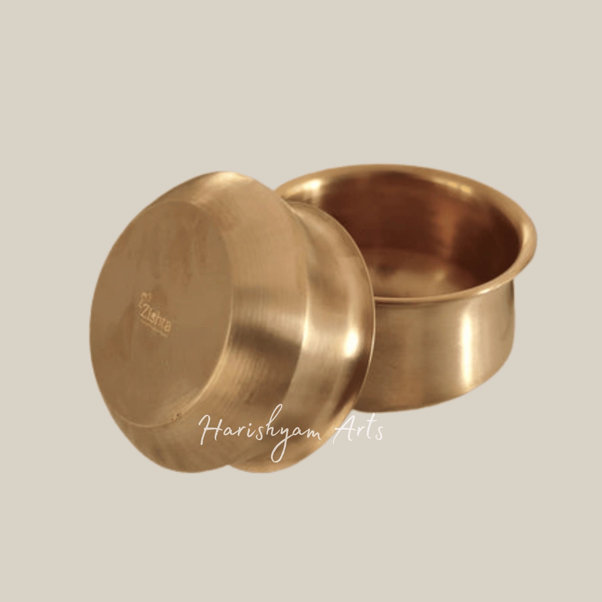 Kansa Tulsi Handi Pot for Serving Gravies and Traditional Dishes