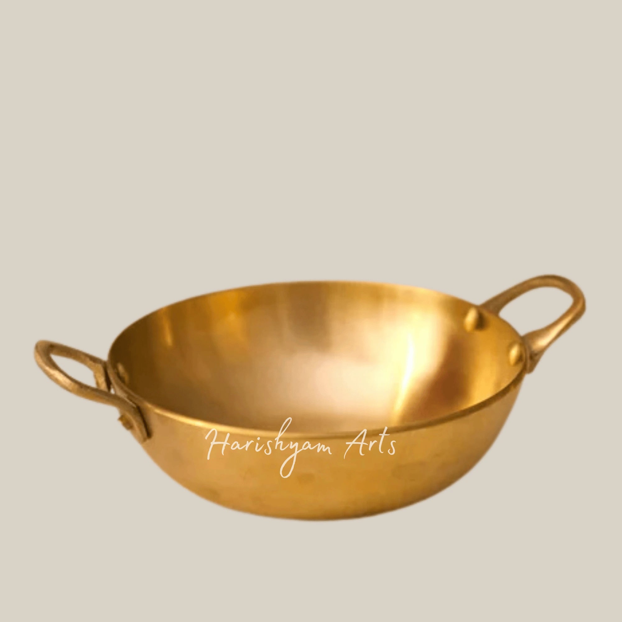 Kansa Tulsi Kadai Serveware for Cooking and Table Presentation