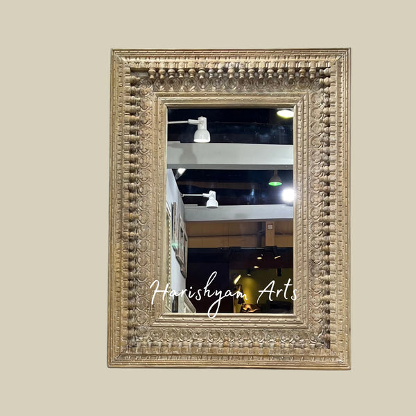 Large Handcrafted Carved Mirror Frame