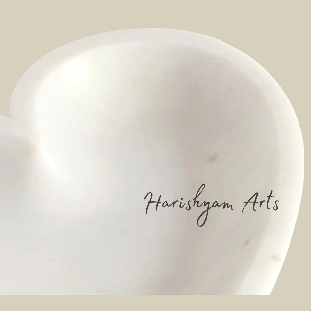 Marble Heart Shaped Bowl