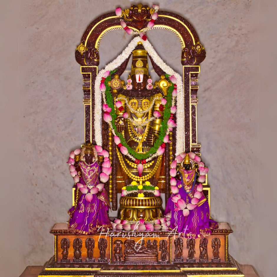 Marble Tirupati Balaji Statue