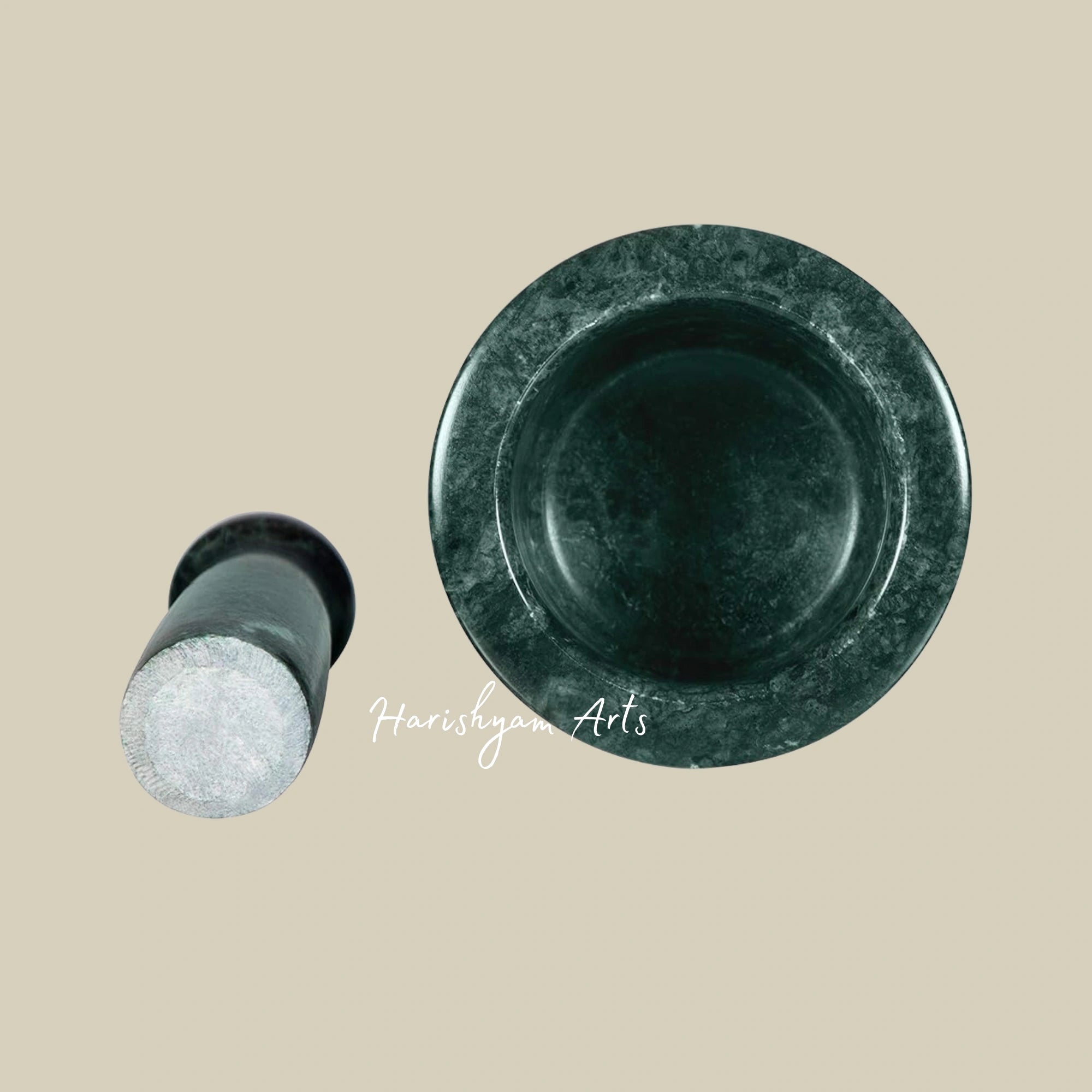 Oasis Green Stone Mortar & Pestle Set