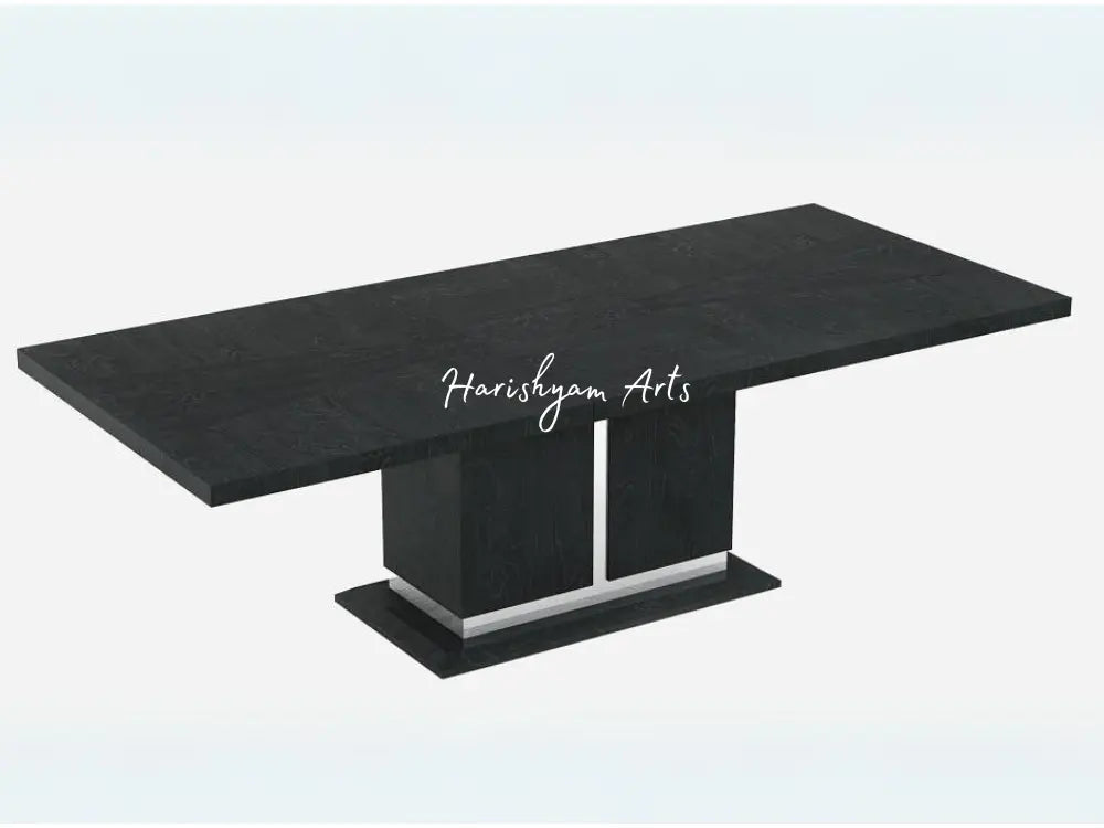 Premium Dining Set with Grey High Gloss Lacquer Finish