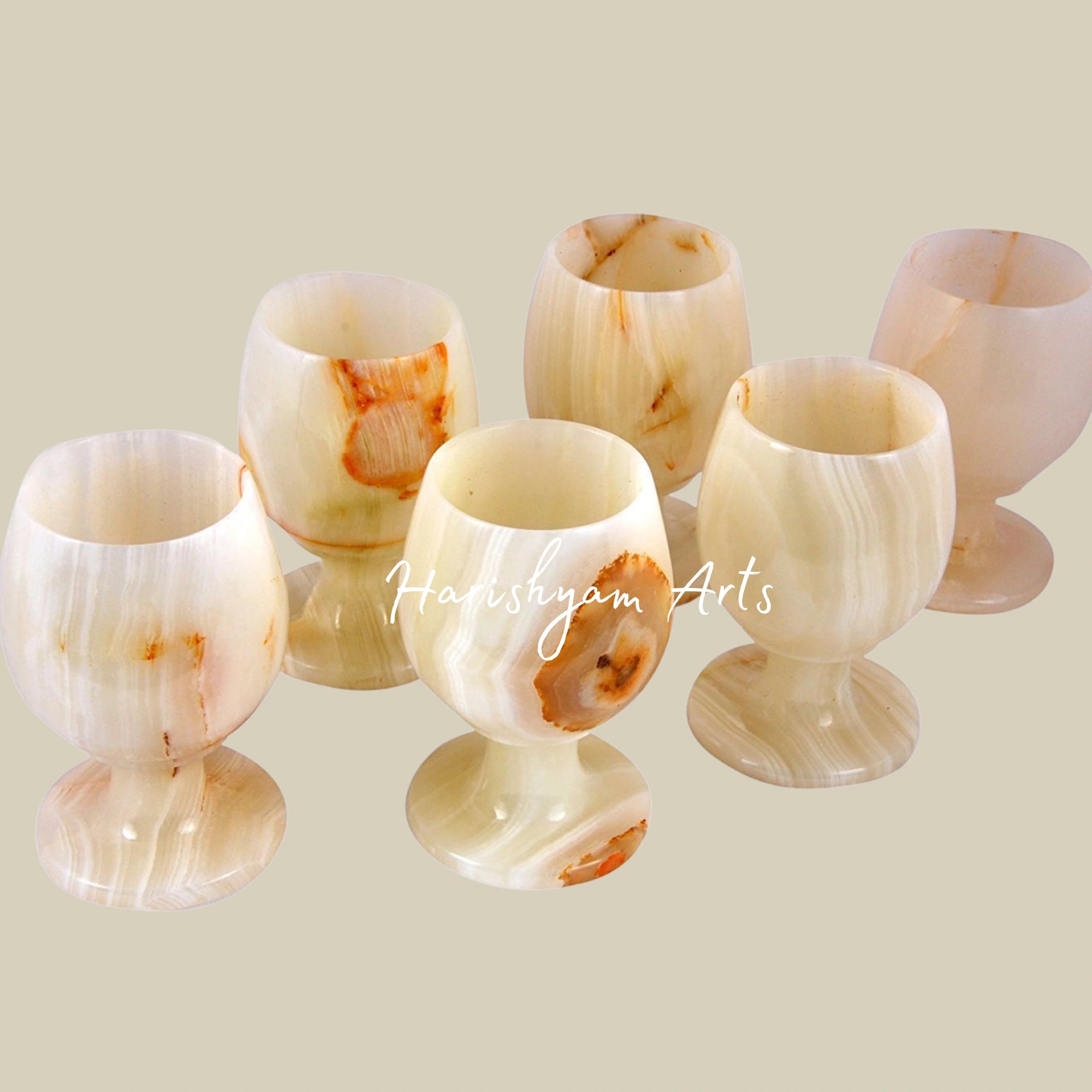 Premium Italian Stone Wine Goblet Elegant Home Bar Collection3
