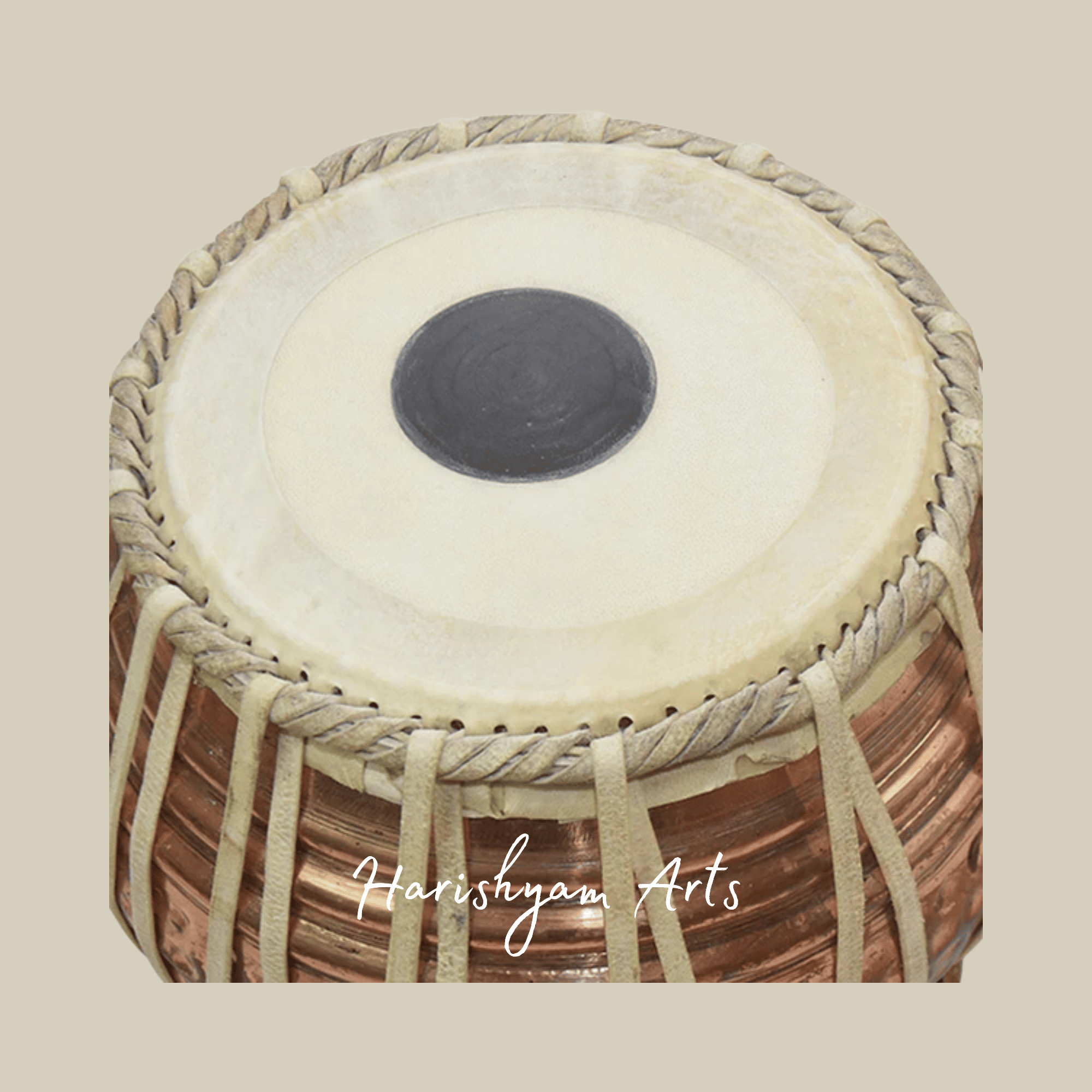 Professional Copper Tabla Set with Handcrafted Drum Pair for Musicians