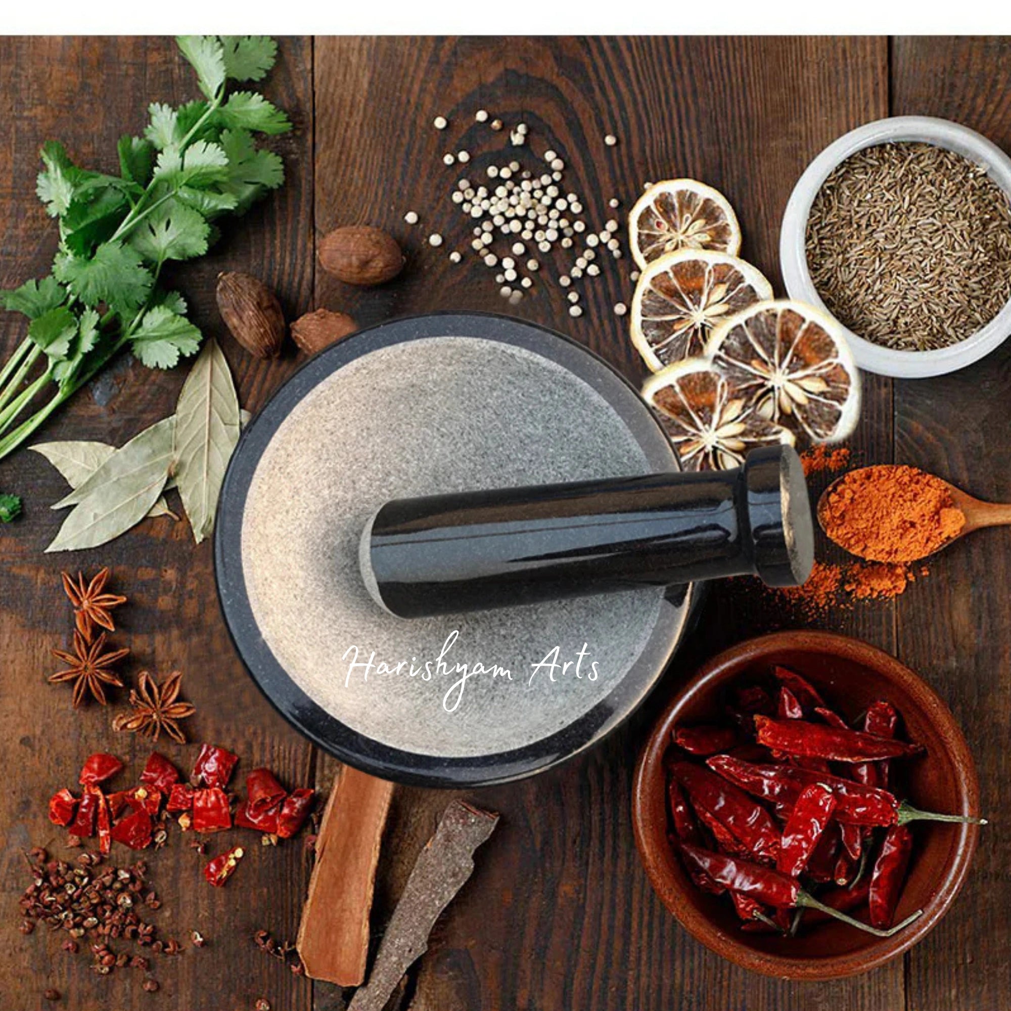 Pure Granite Mortar & Pestle Set