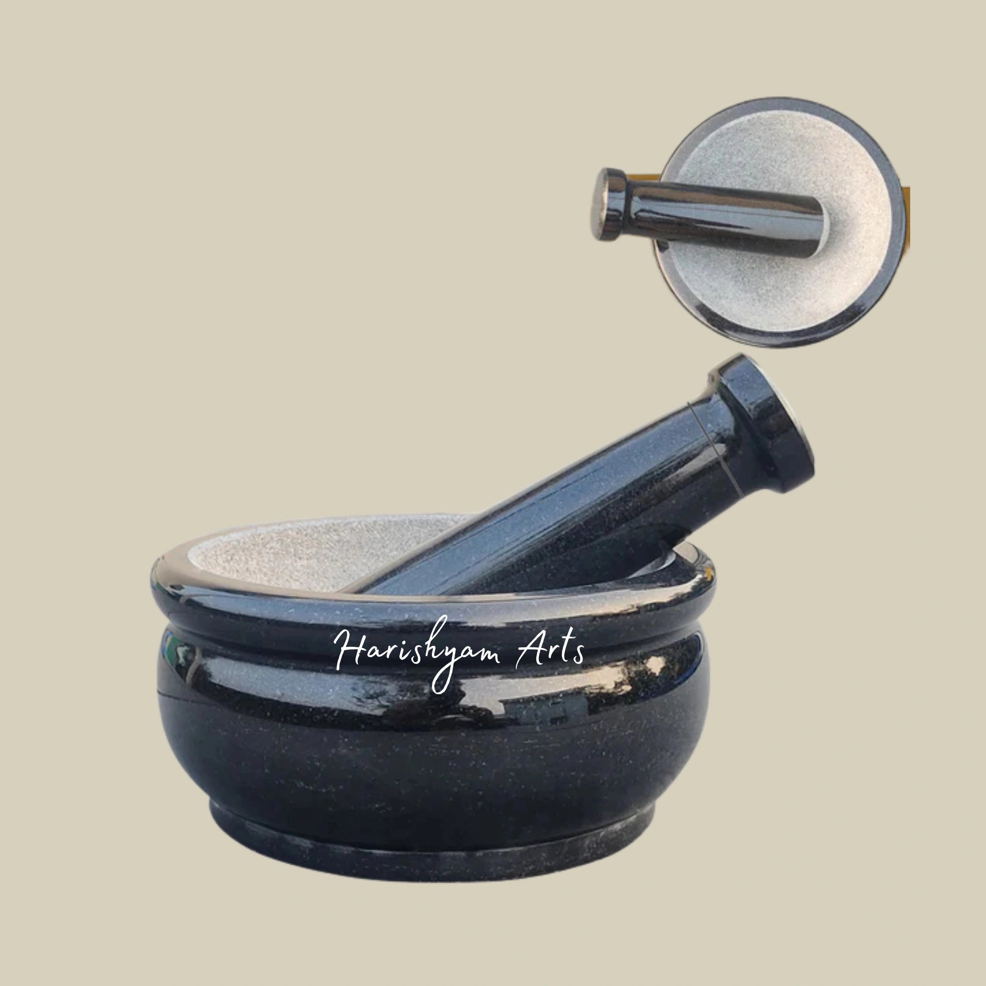 Pure Granite Mortar & Pestle Set