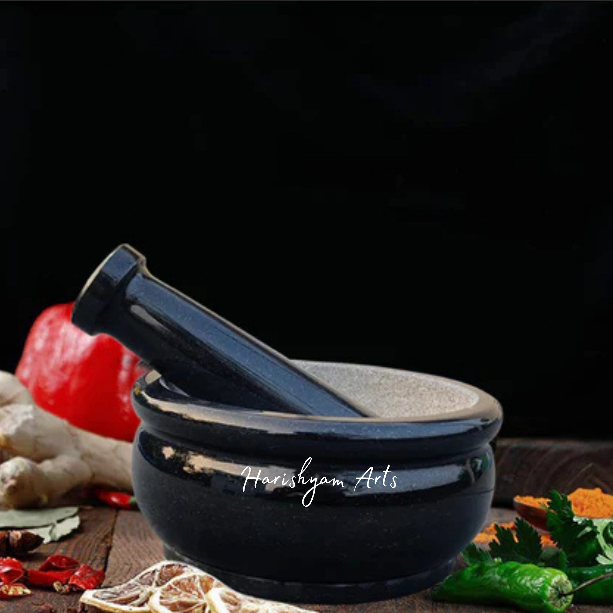 Pure Granite Mortar & Pestle Set