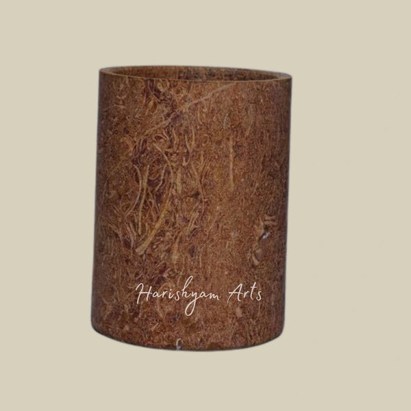 Raw Unpolished Desert Rock Drinkware Artisan Crafted Jaisalmer Habur Stone Tumbler Set 350ml