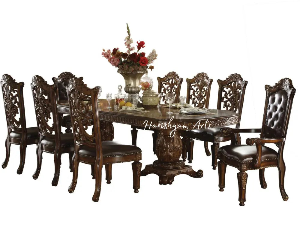 Rectangular Double Pedestal Dining Room Set