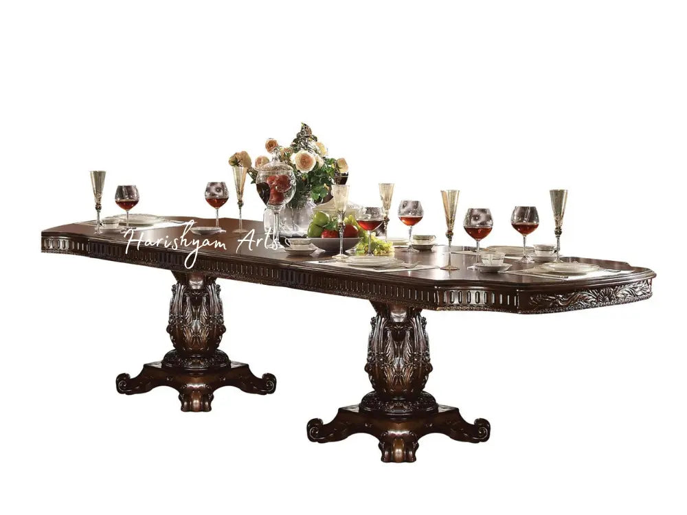 Rectangular Double Pedestal Dining Room Set