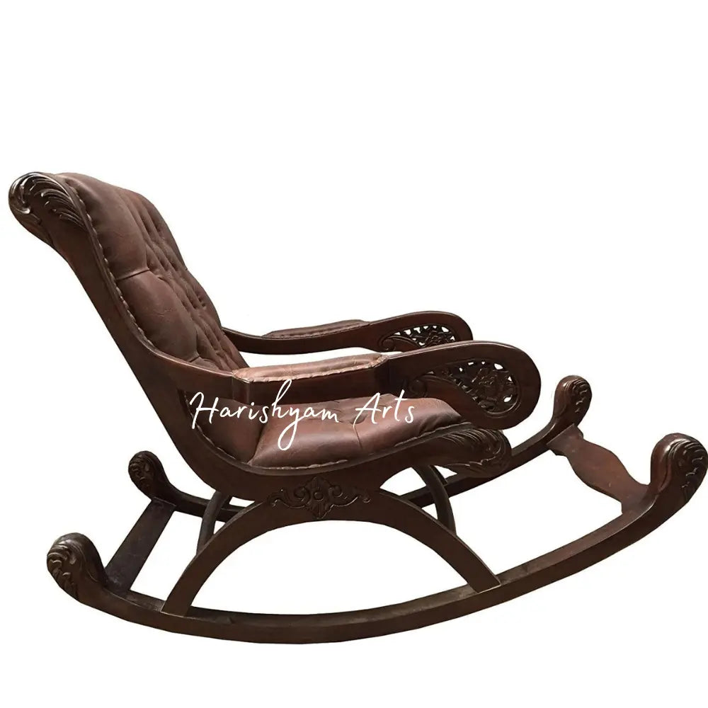 Royal Sheesham Wood Rocker Chair