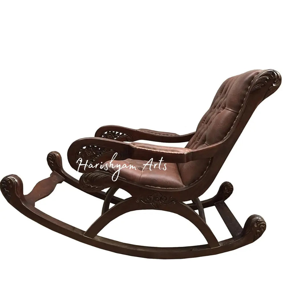 Royal Sheesham Wood Rocker Chair