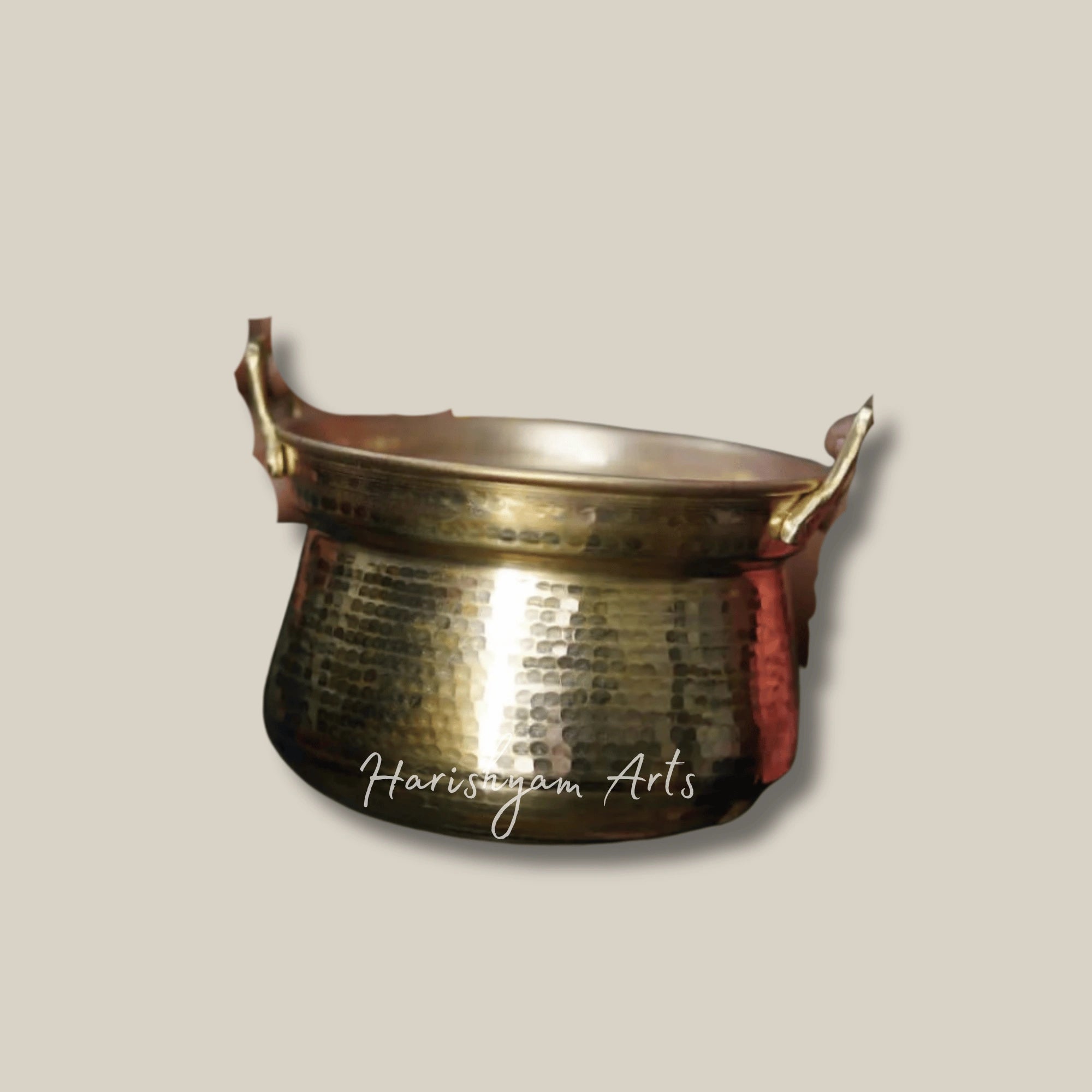 Shakuntala Brass Storage Pot for Traditional Indian Cooking