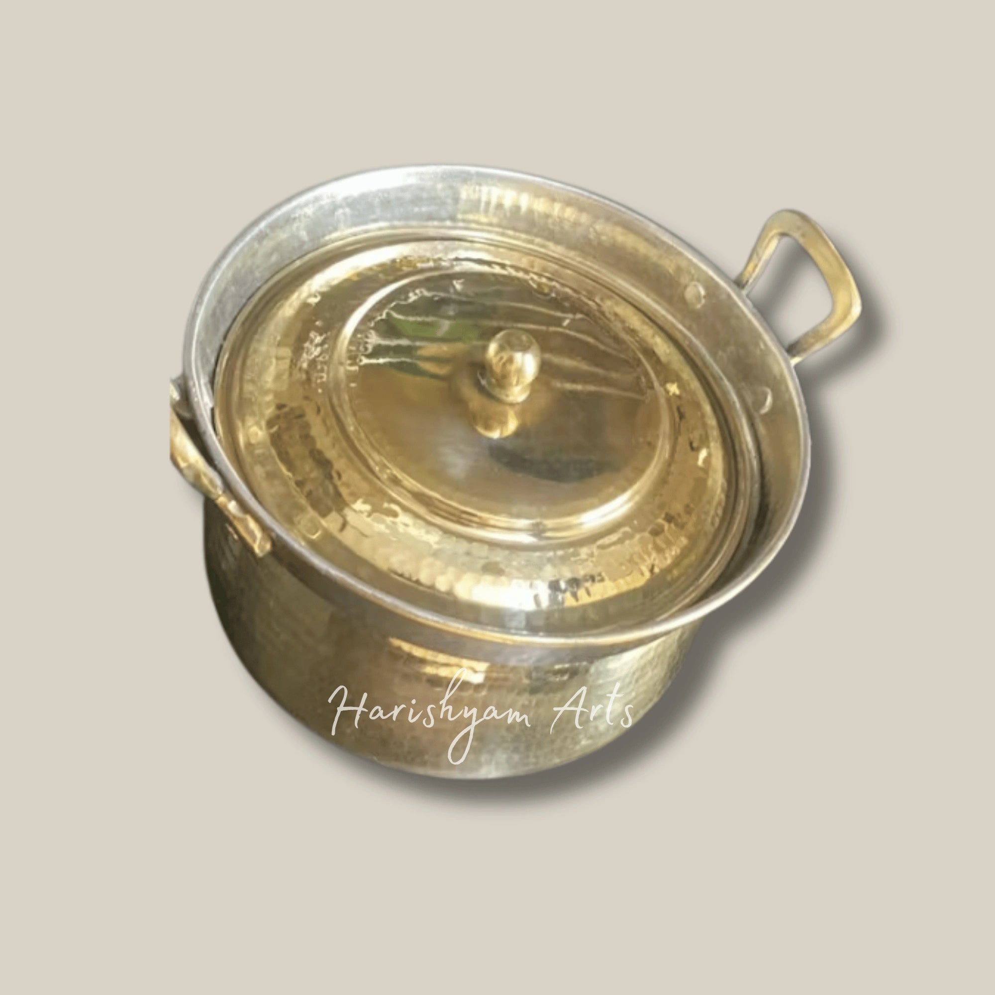 Shakuntala Brass Storage Pot for Traditional Indian Cooking