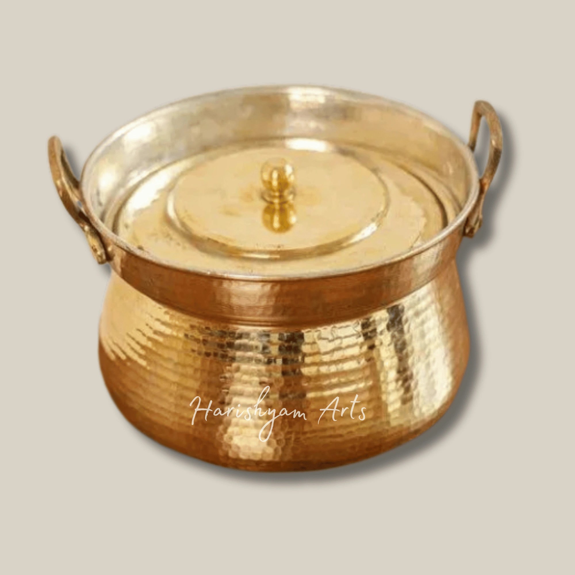 Shakuntala Brass Storage Pot for Traditional Indian Cooking