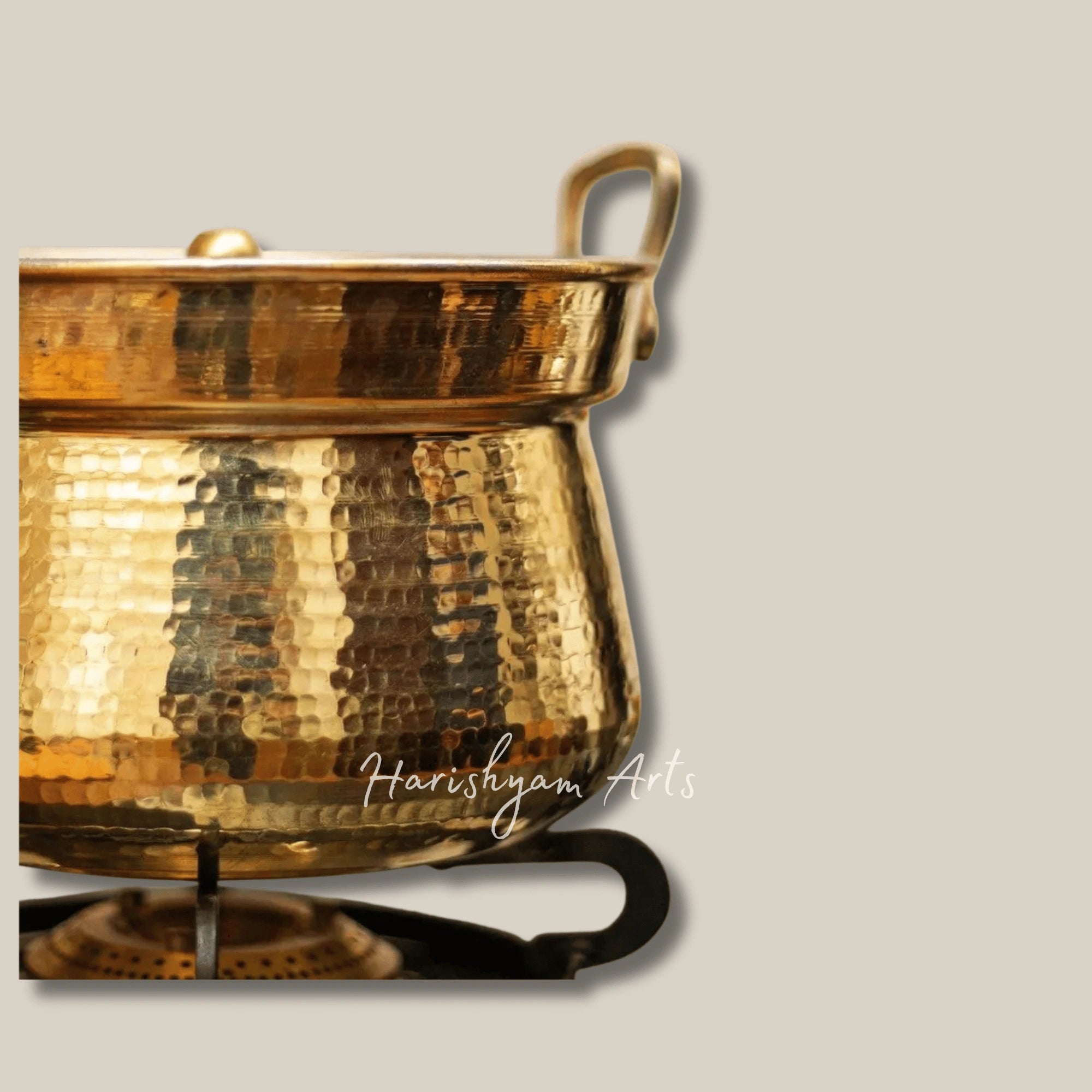 Shakuntala Brass Storage Pot for Traditional Indian Cooking