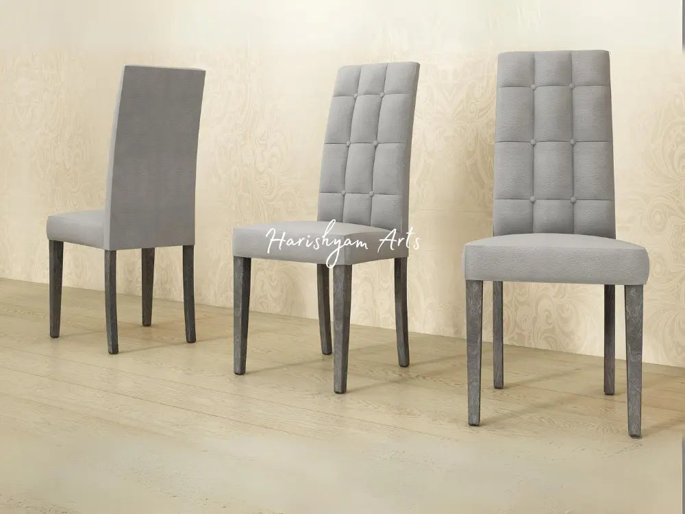 Sleek Silver Birch 7-Piece Contemporary Dining Set