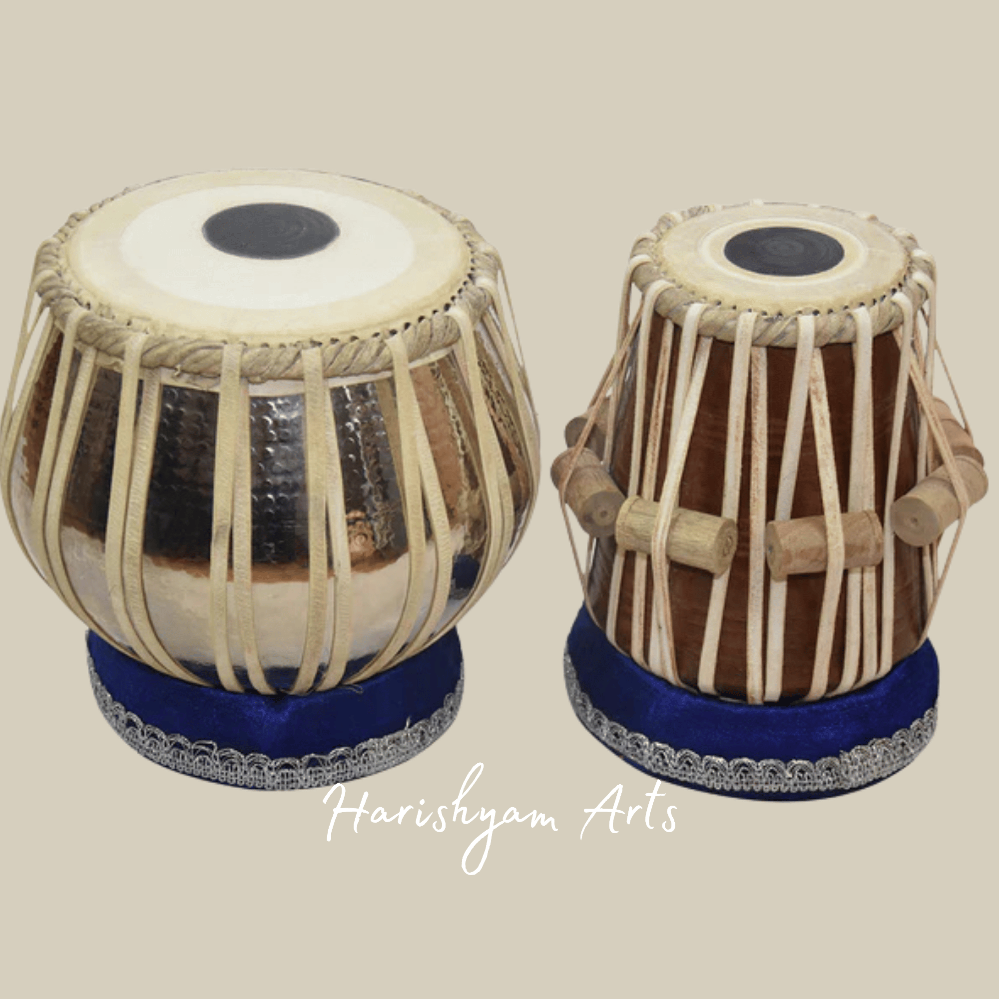 Standard Brass Tabla Set for Beginners in Indian Classical Music