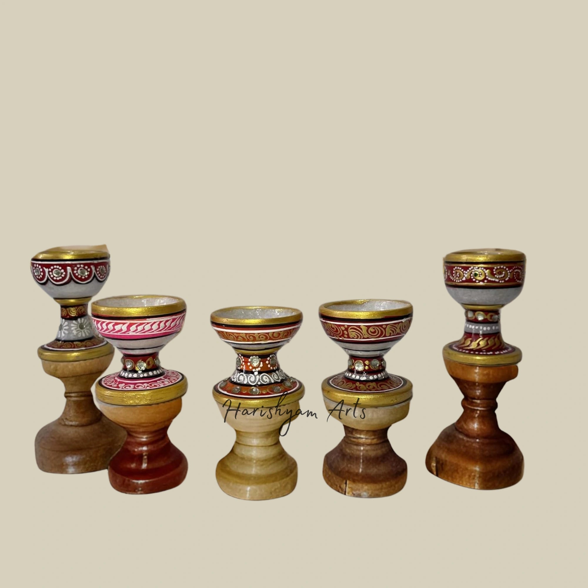 Stone-Finished Marble Diya for Puja and Table Décor5