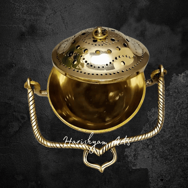 Superfine Brass Dhoop Dani for Sacred Home Fragrance Rituals