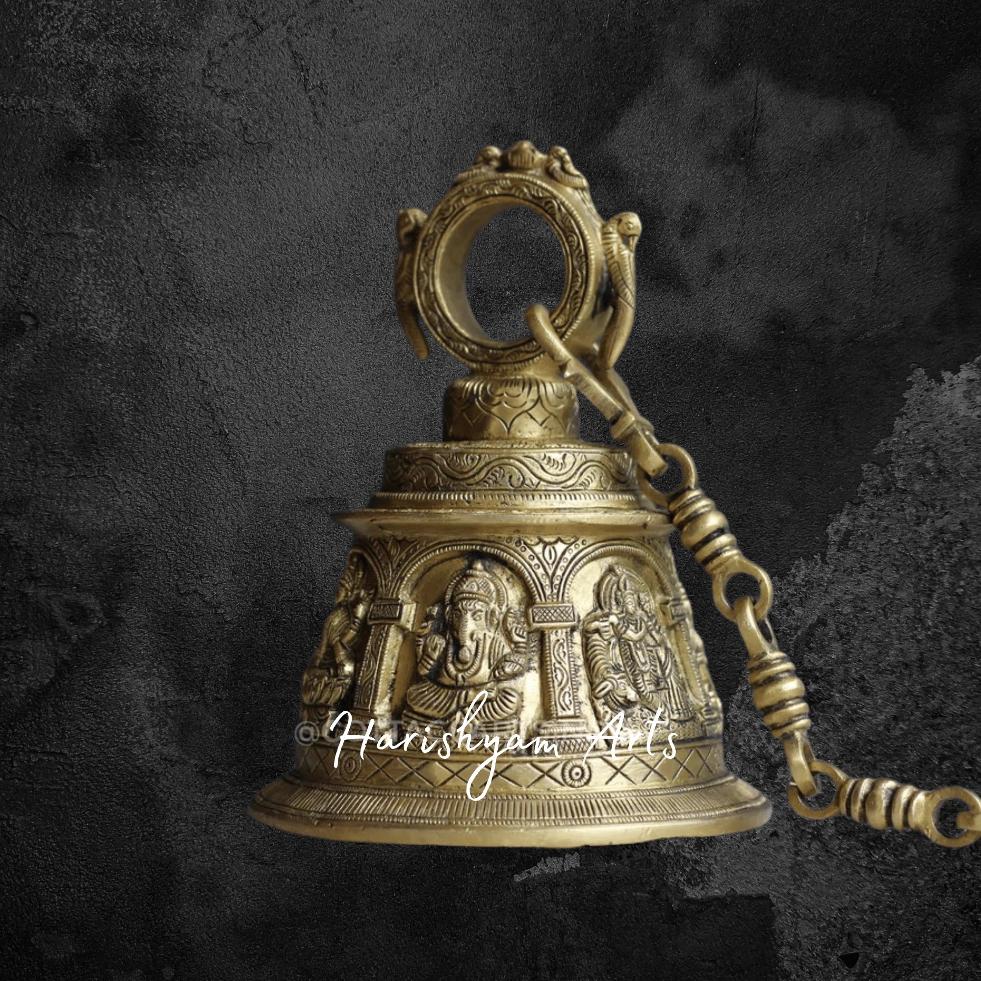 Superfine Brass Divine Bell for Home Temple Decor