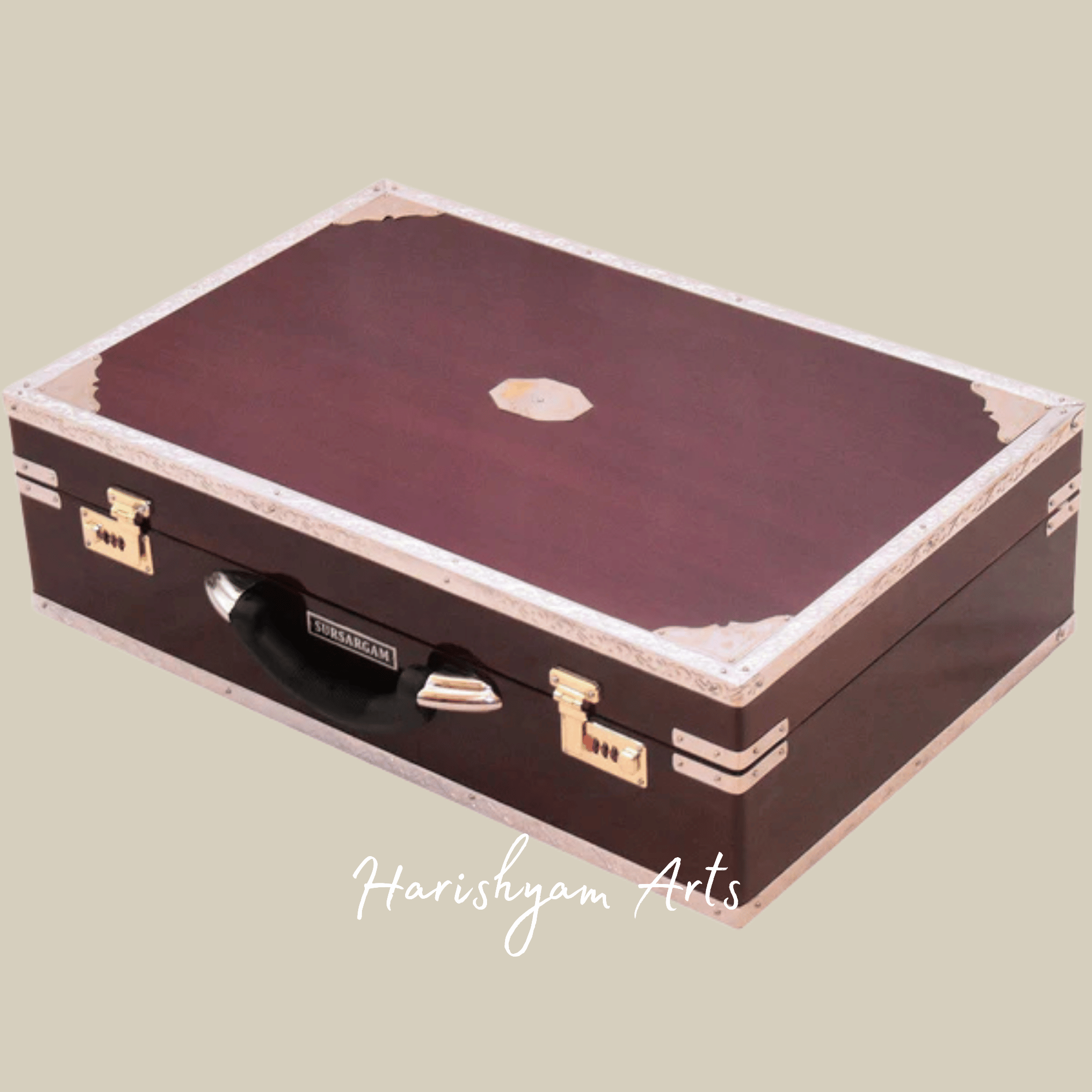 Sursargam Harmonium with Multi-Reed Sound for Bhajans and Ragas