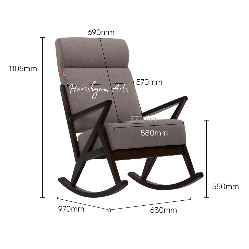 Swed Brown Comfort Rocking Chair