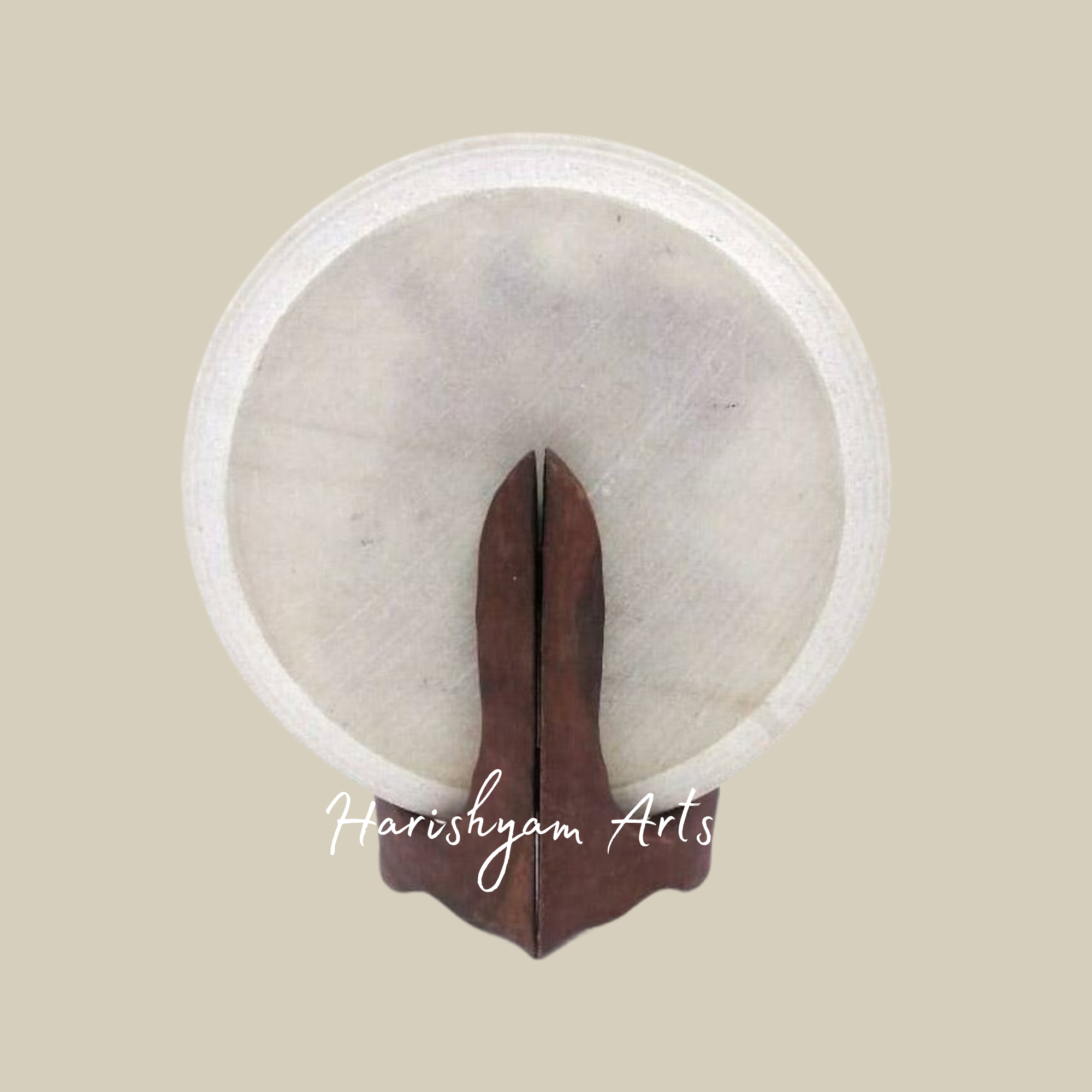 Taj Mahal Inlay Marble Plate – Handcrafted Artistic Showpiece