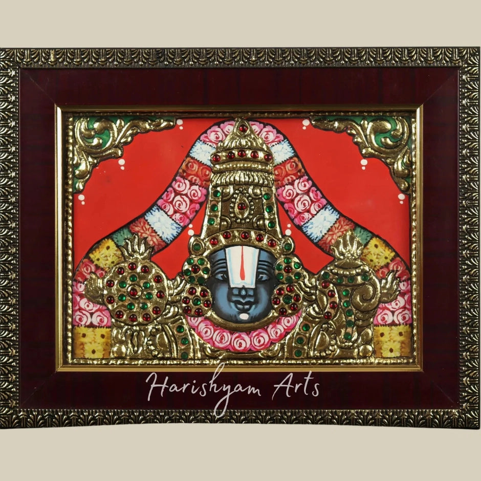 Tirupati Balaji Tanjore Painting