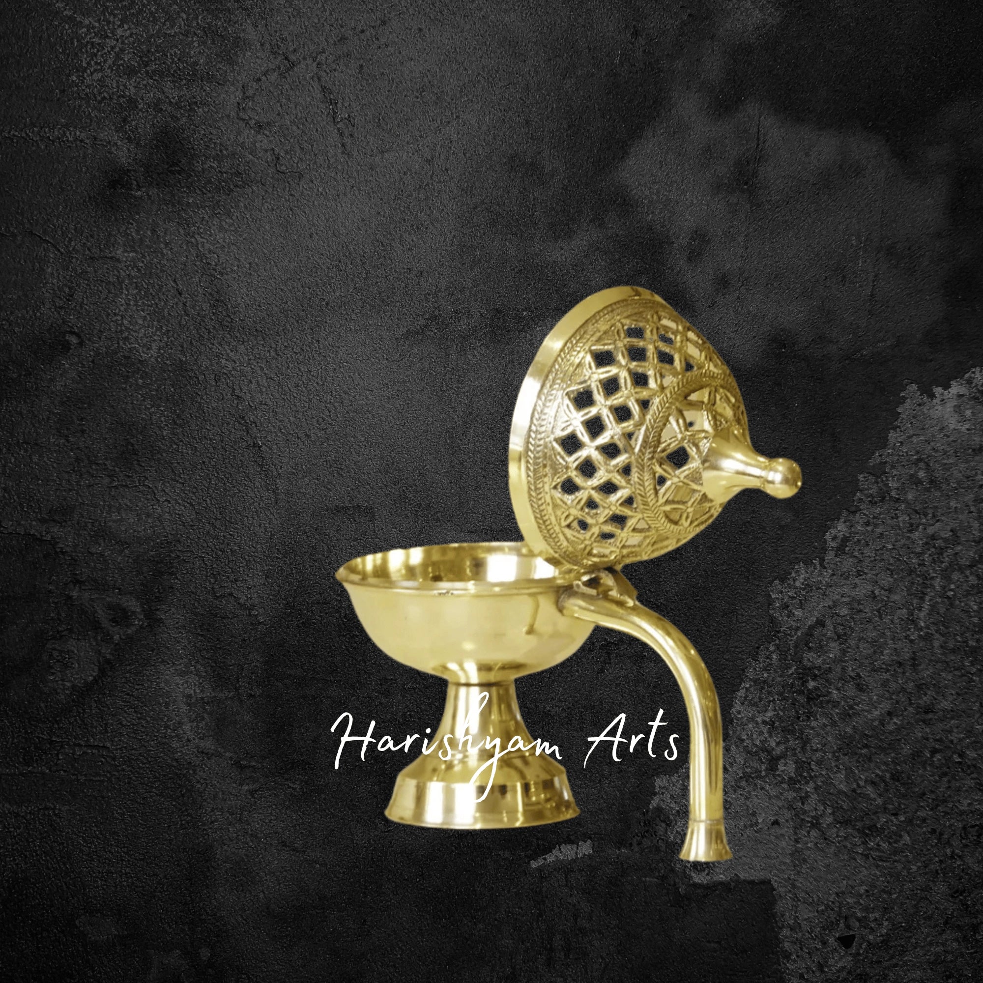 Traditional Brass Dhupdaan for Aromatic Rituals and Home Purification