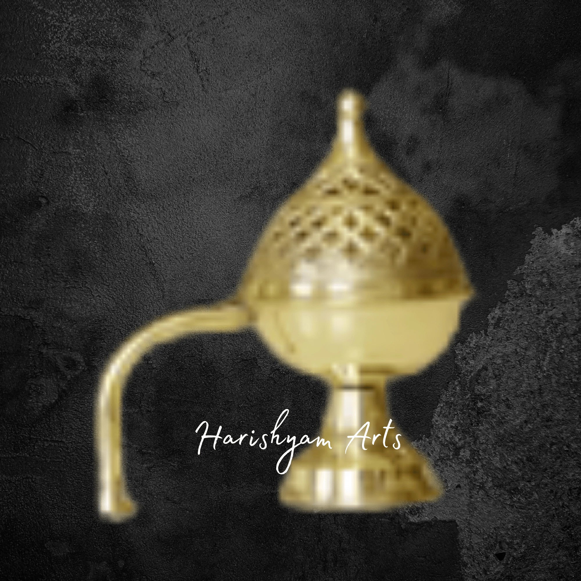 Traditional Brass Dhupdaan for Aromatic Rituals and Home Purification