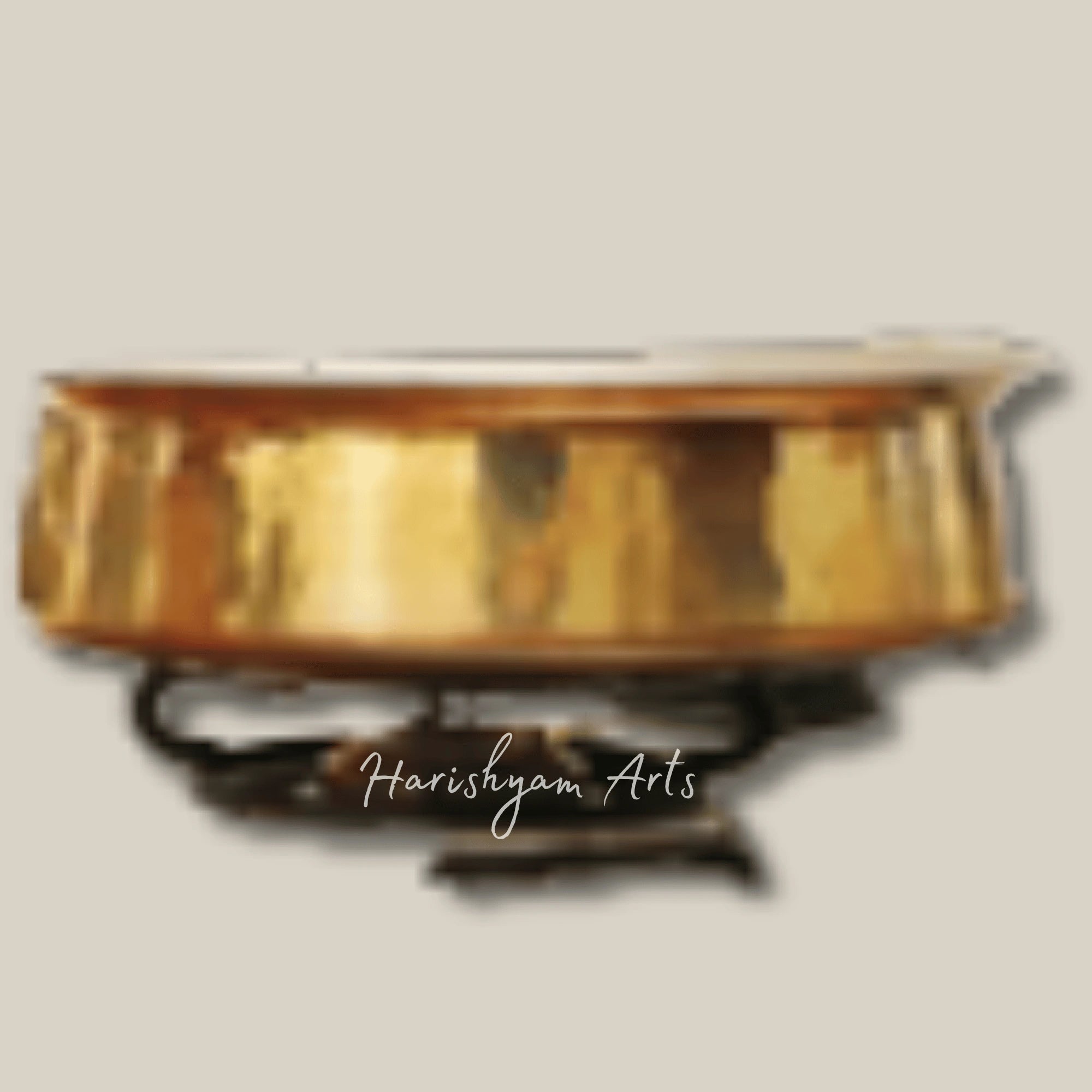 Traditional Brass Lagaan Pot for Authentic Indian Cooking