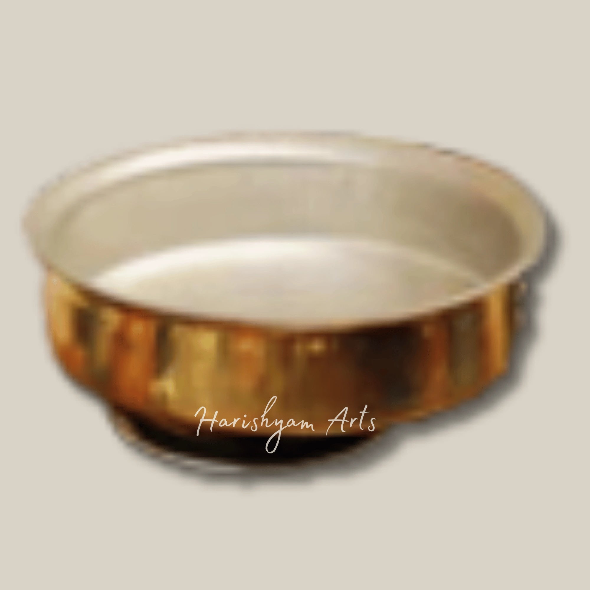 Traditional Brass Lagaan Pot for Authentic Indian Cooking