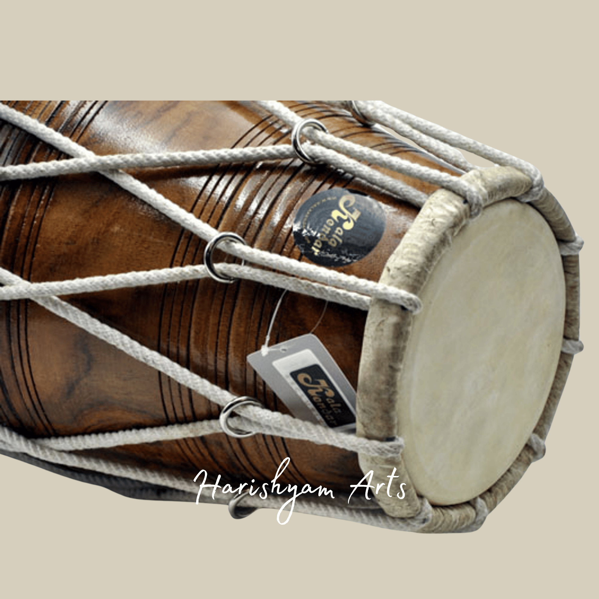 Traditional Dholak Drum for Folk and Devotional Music