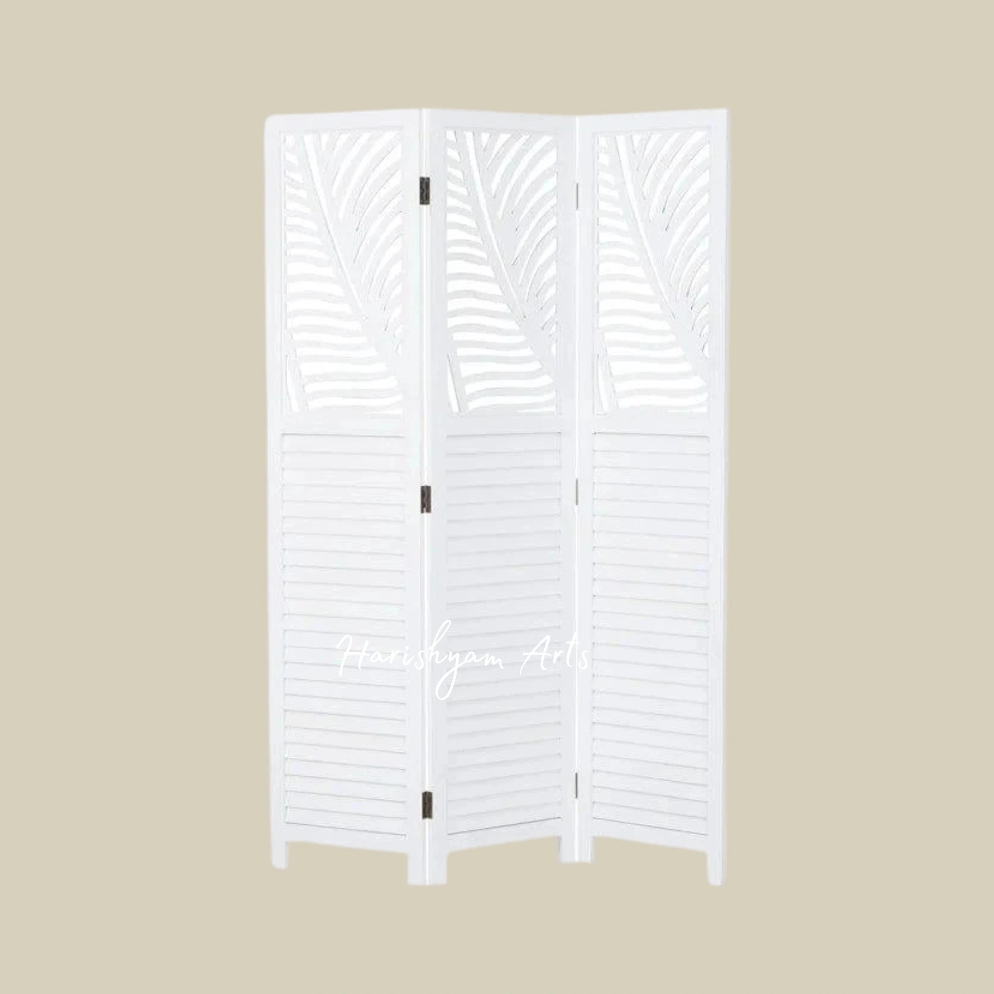 Traditional Elegance Wooden Partition with Carved Borders4