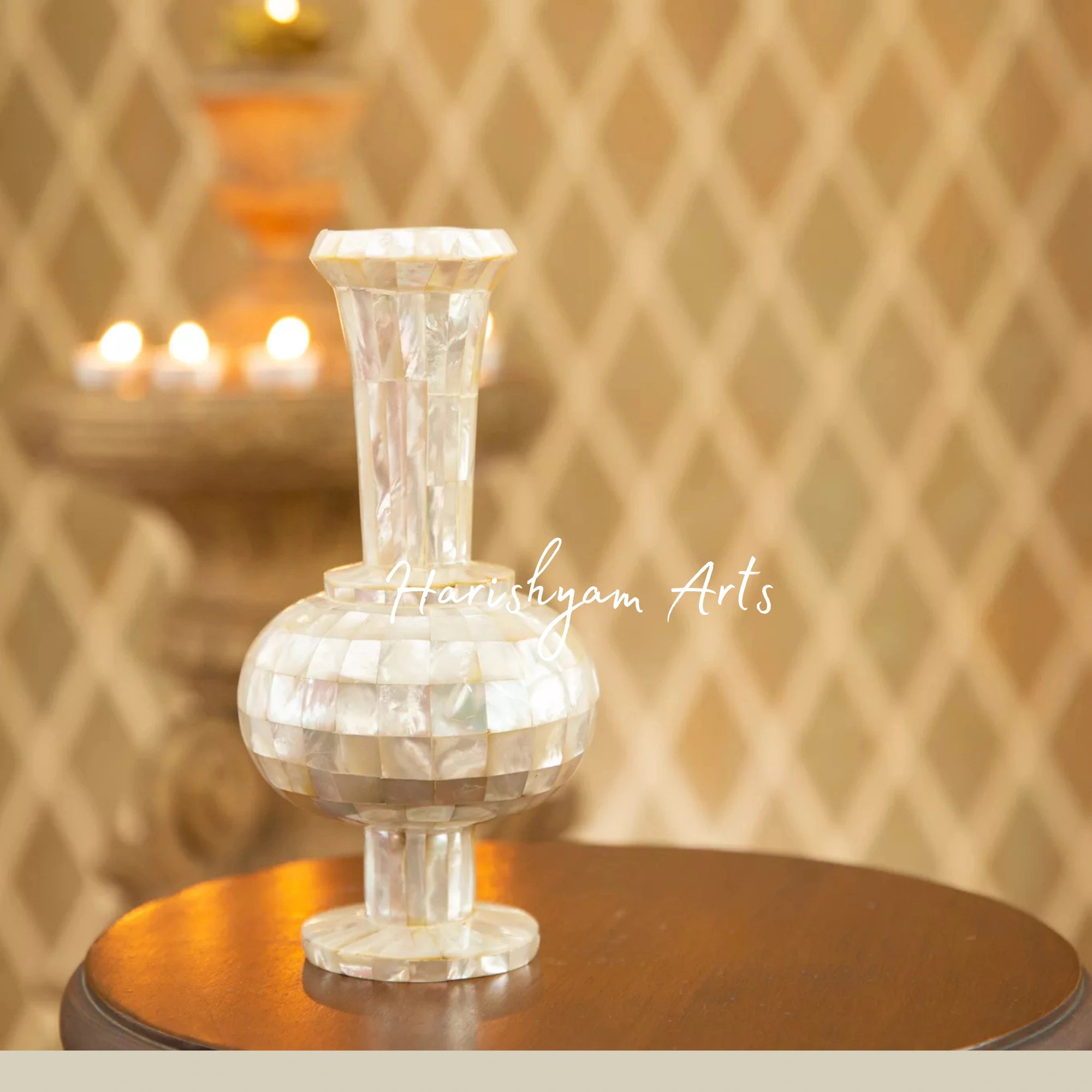 Traditional Indian Marble Surahi and Glass Set Handcrafted Elegance1