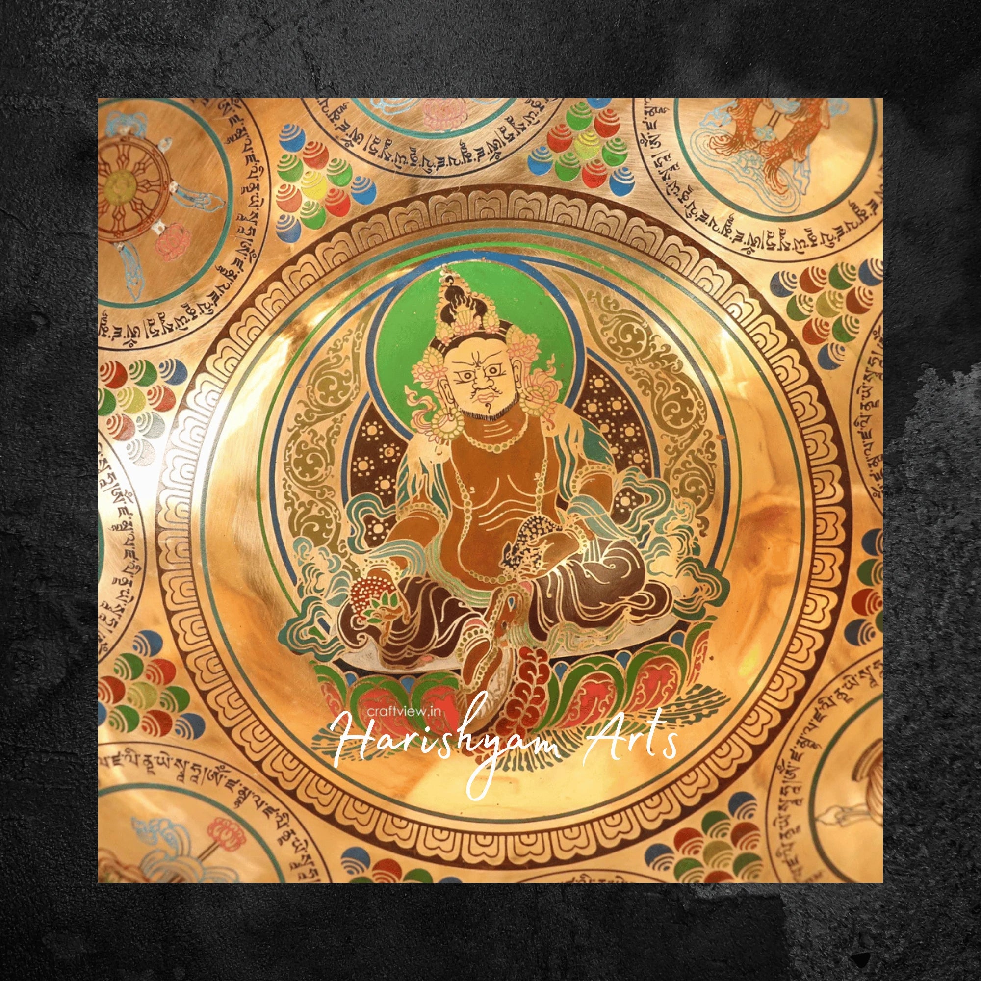 Vintage Style Hand Beaten Singing Bowl for Mantra Chanting