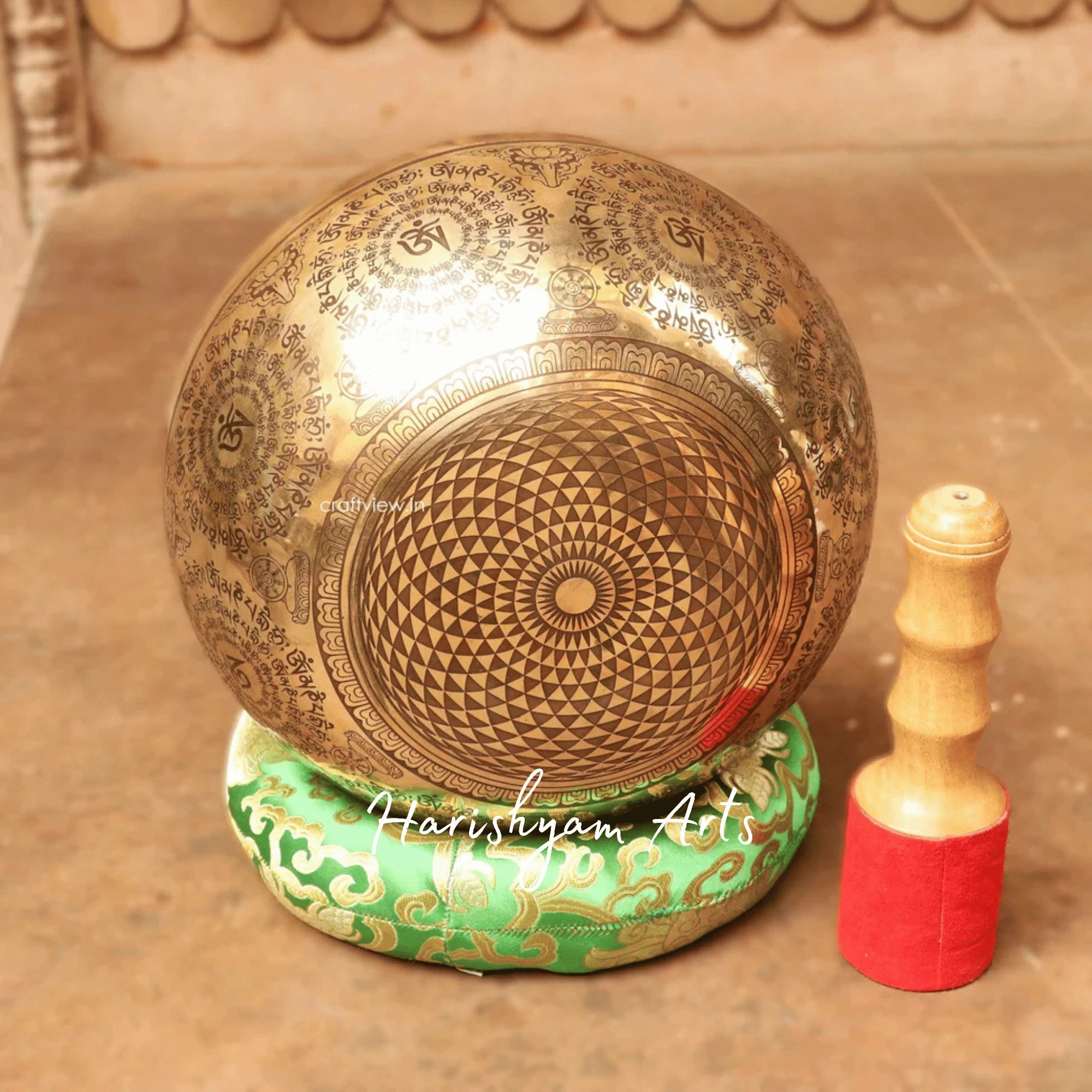 Vintage Style Hand Beaten Singing Bowl for Mantra Chanting