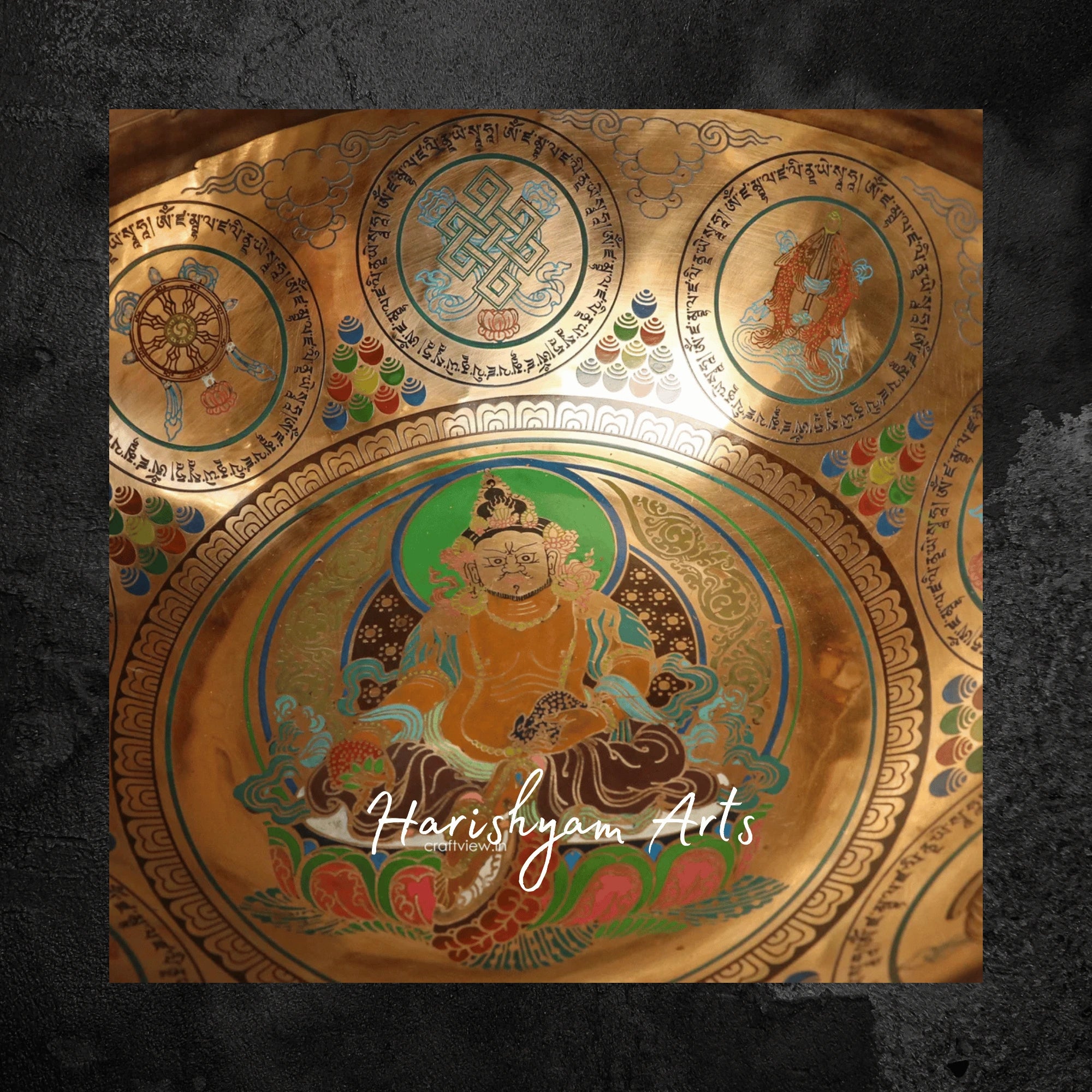 Vintage Style Hand Beaten Singing Bowl for Mantra Chanting