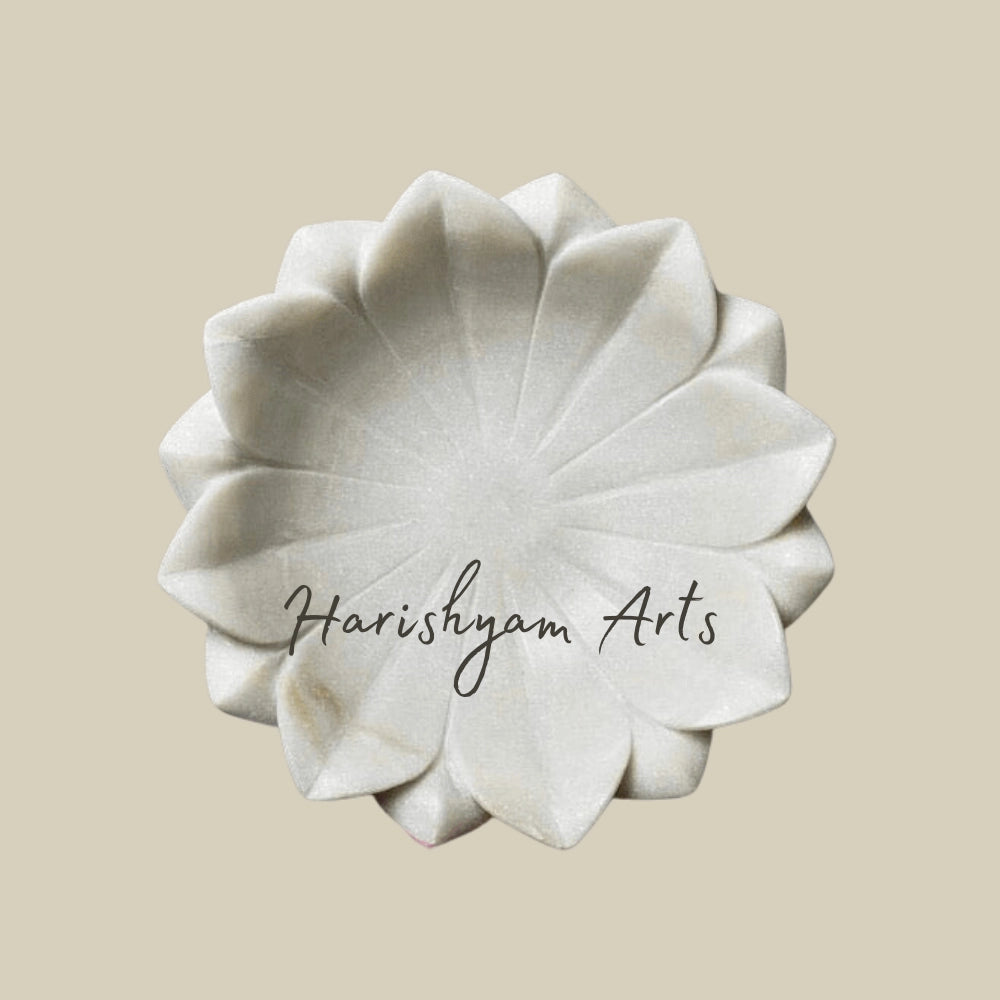 White Floral Bowl
