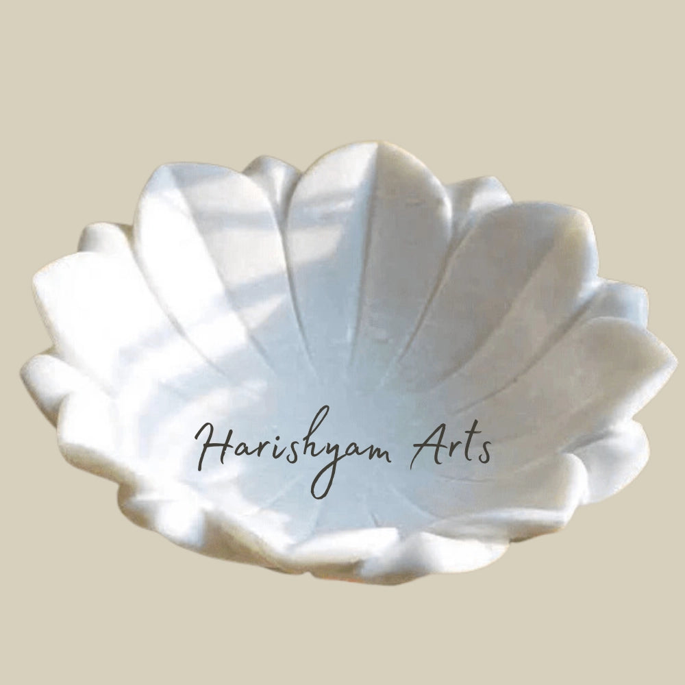 White Floral Bowl