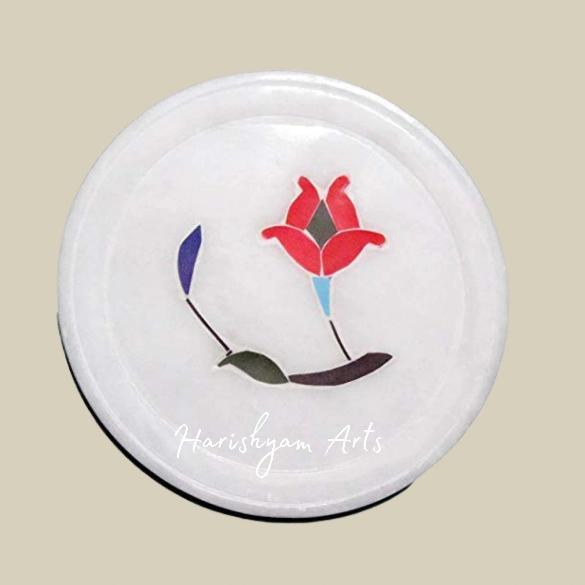 White Marble Coaster Set for Tea Coffee Cocktails Premium Stone Coasters for Every Occasion
