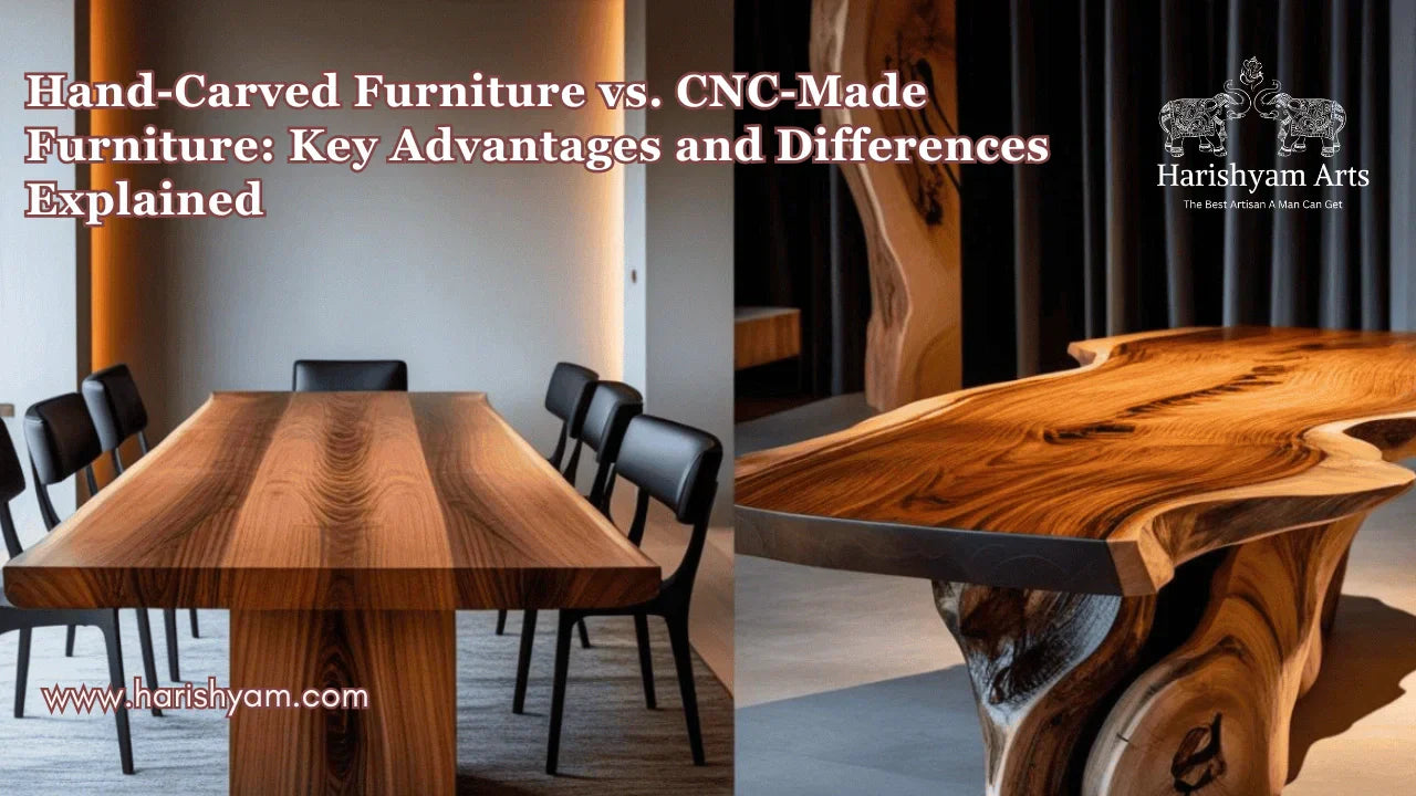 Hand-Carved Furniture vs. CNC-Made Furniture: Key Advantages and Differences Explained