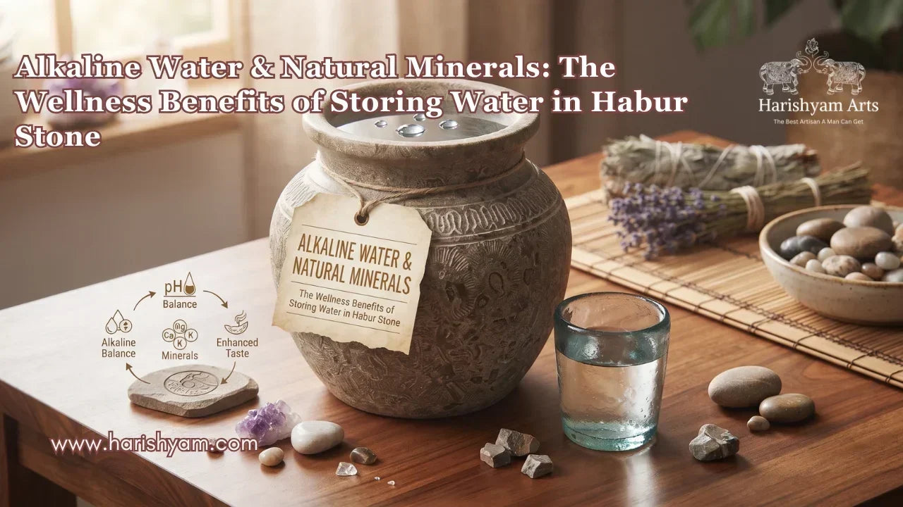 Alkaline Water & Natural Minerals: The Wellness Benefits of Storing Water in Habur Stone