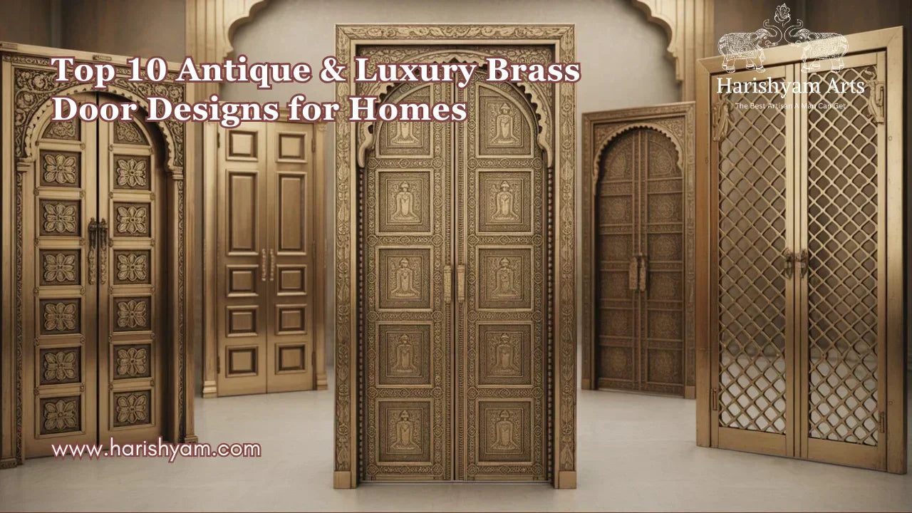 2026’s Best Antique & Luxury Brass Door Designs for Homes